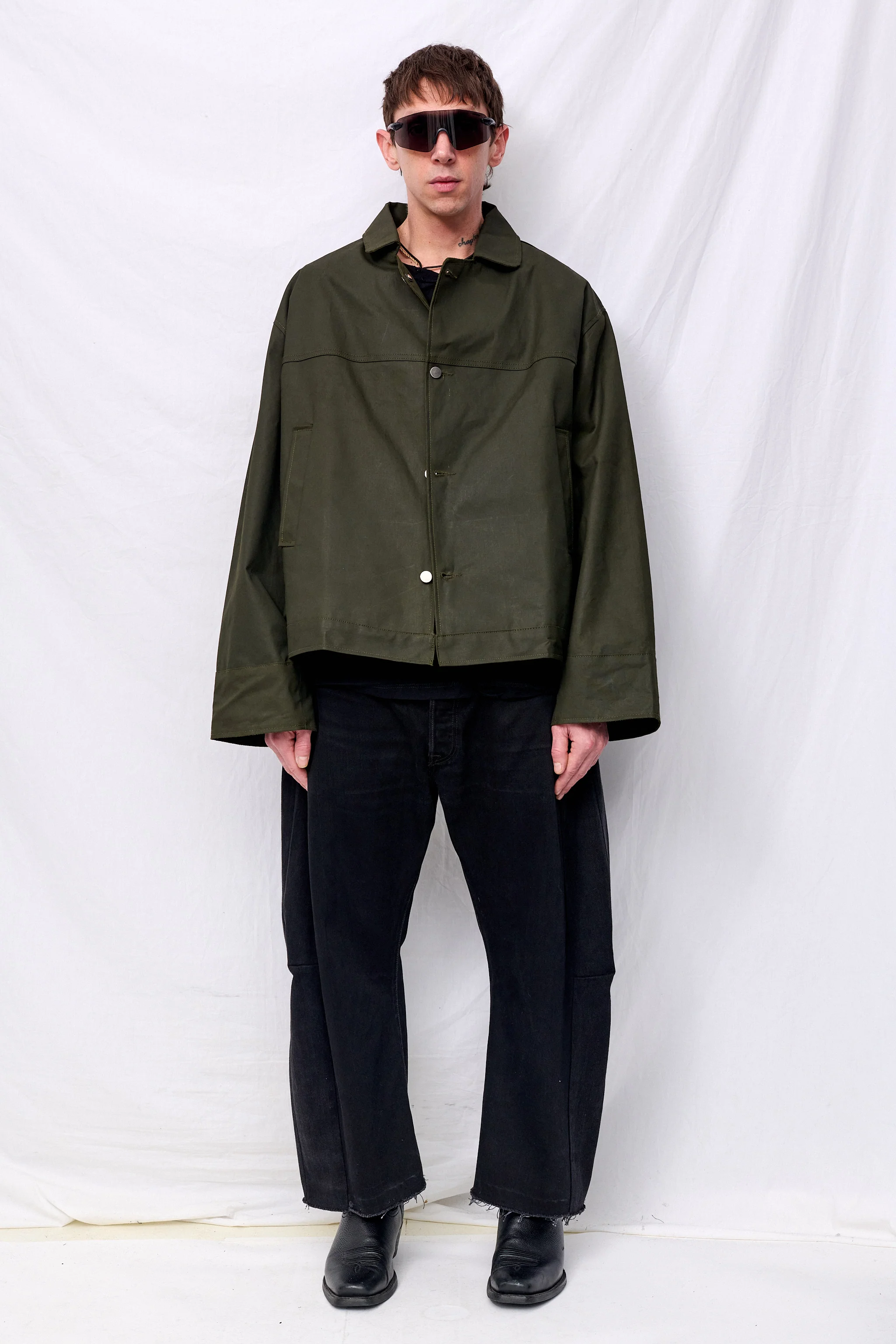 Green Wax Box Jacket - Image 4