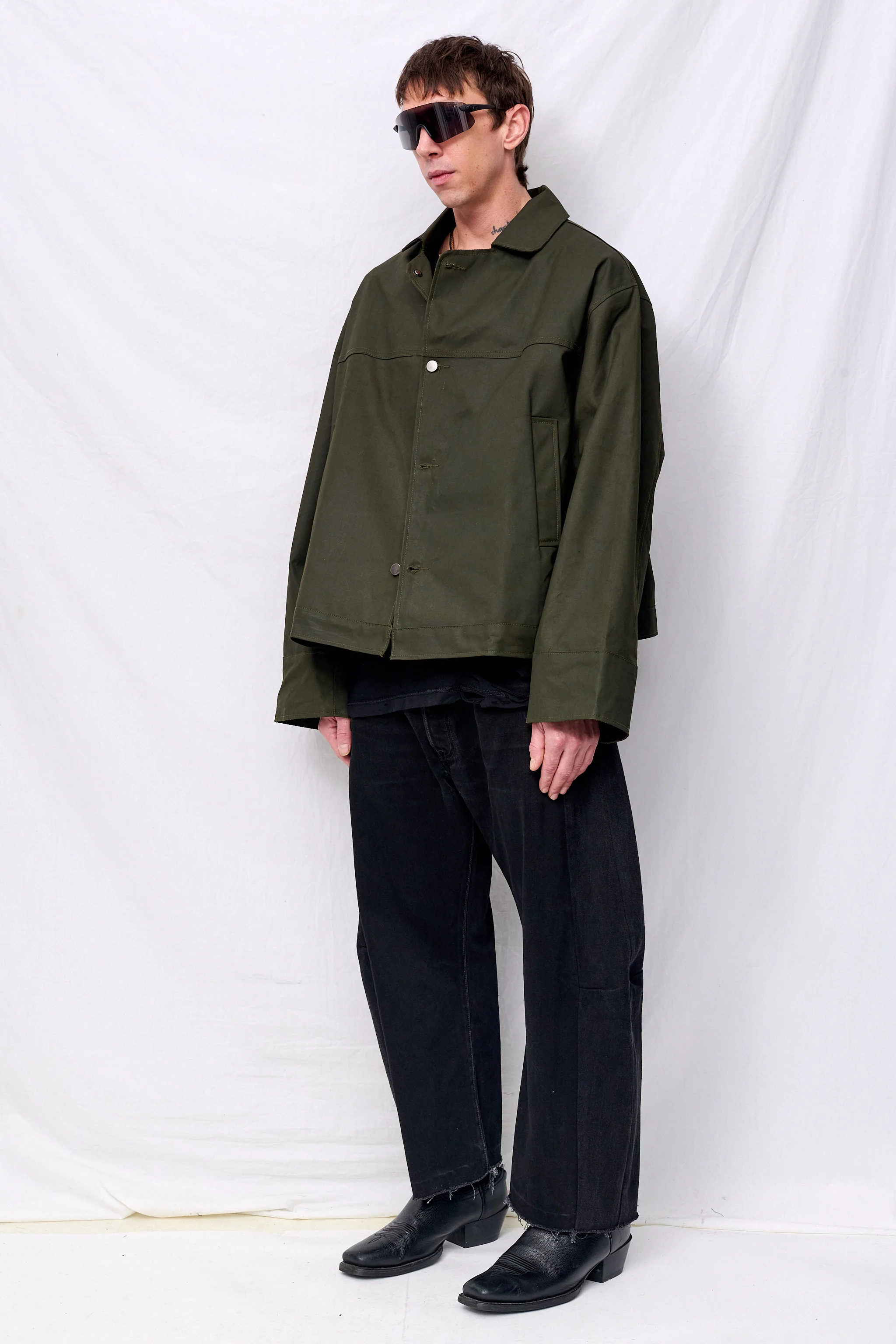 Green Wax Box Jacket - Image 5