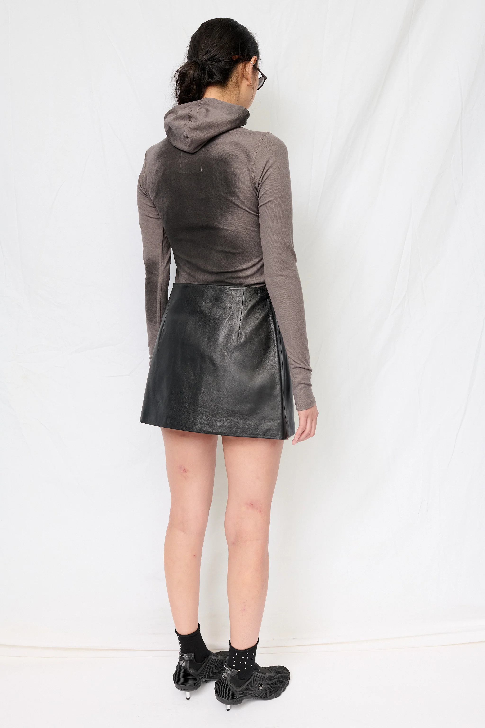 Grey Airbrush Hooded Top - Image 4