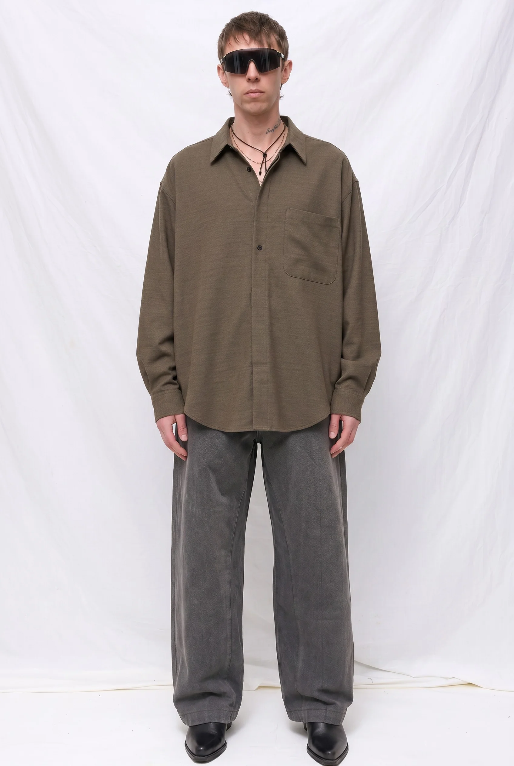 Heather Brown Easy Shirt - Image 2
