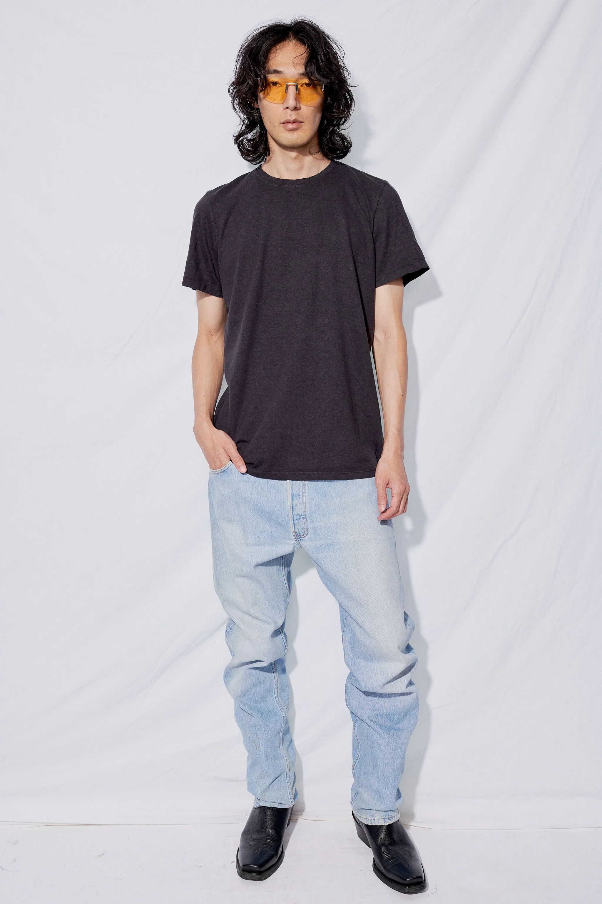 Black Hemp Baja Tee - Image 3