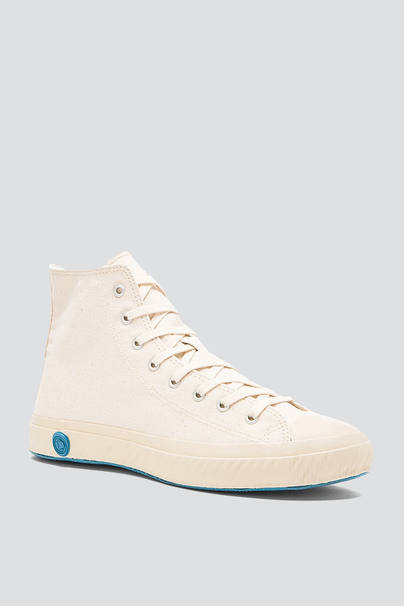 High Top Canvas Sneaker - Natural - Image 3