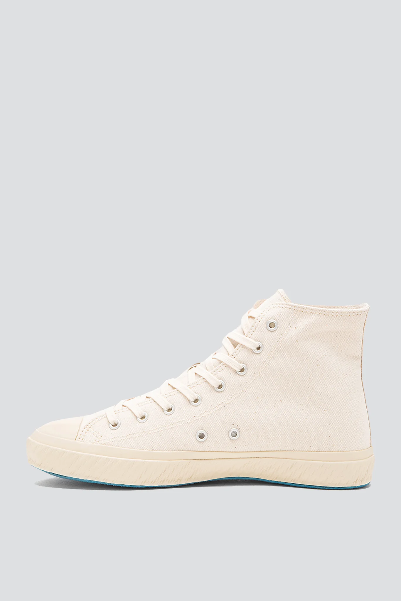 High Top Canvas Sneaker - Natural - Image 4