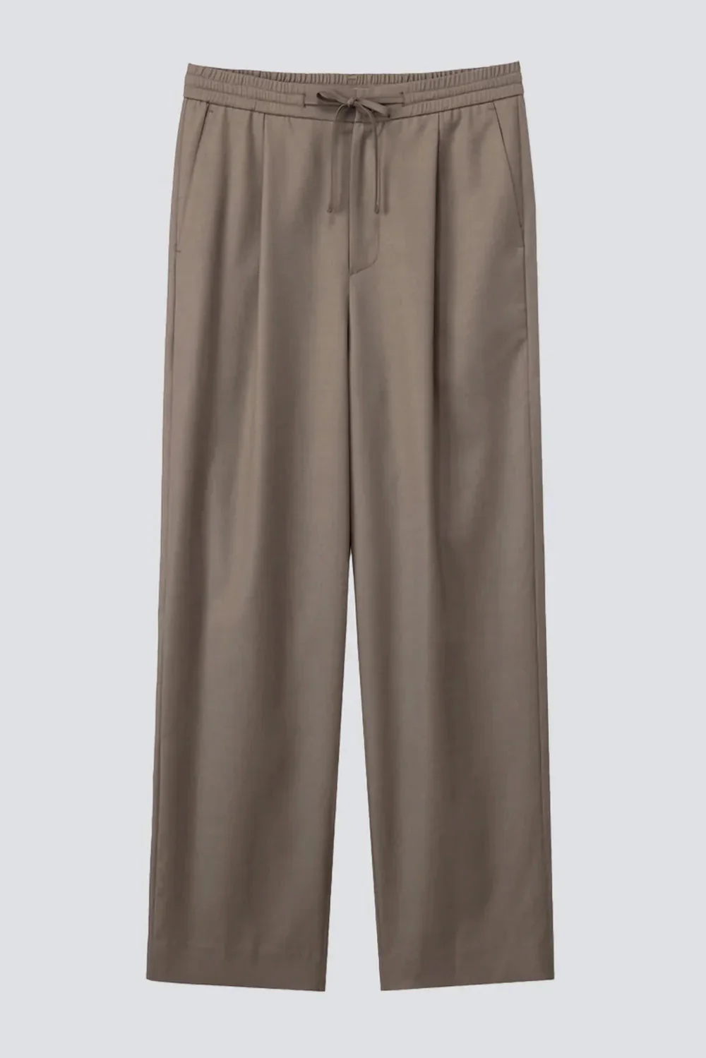 Khaki Lounge Wool Slacks - Image 2