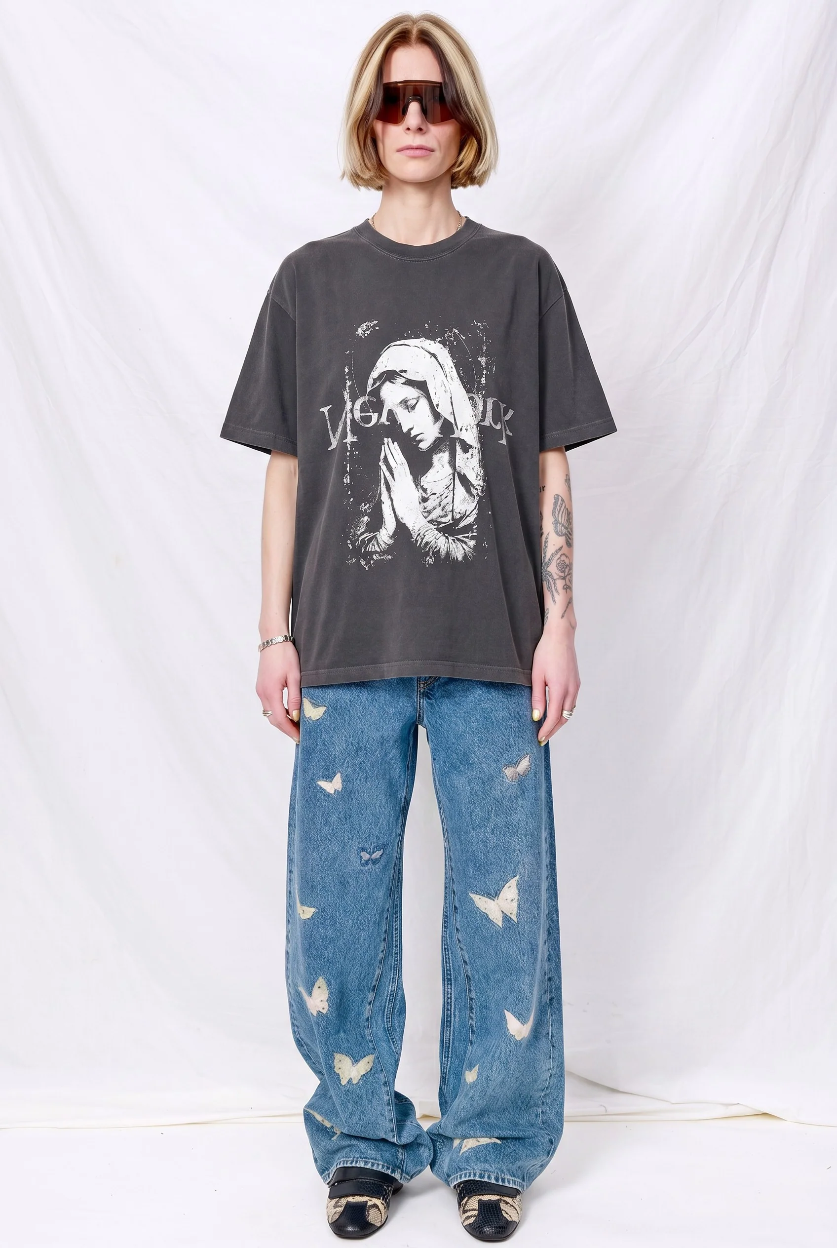 Mixed New York Logo 6 T-Shirt - Image 3