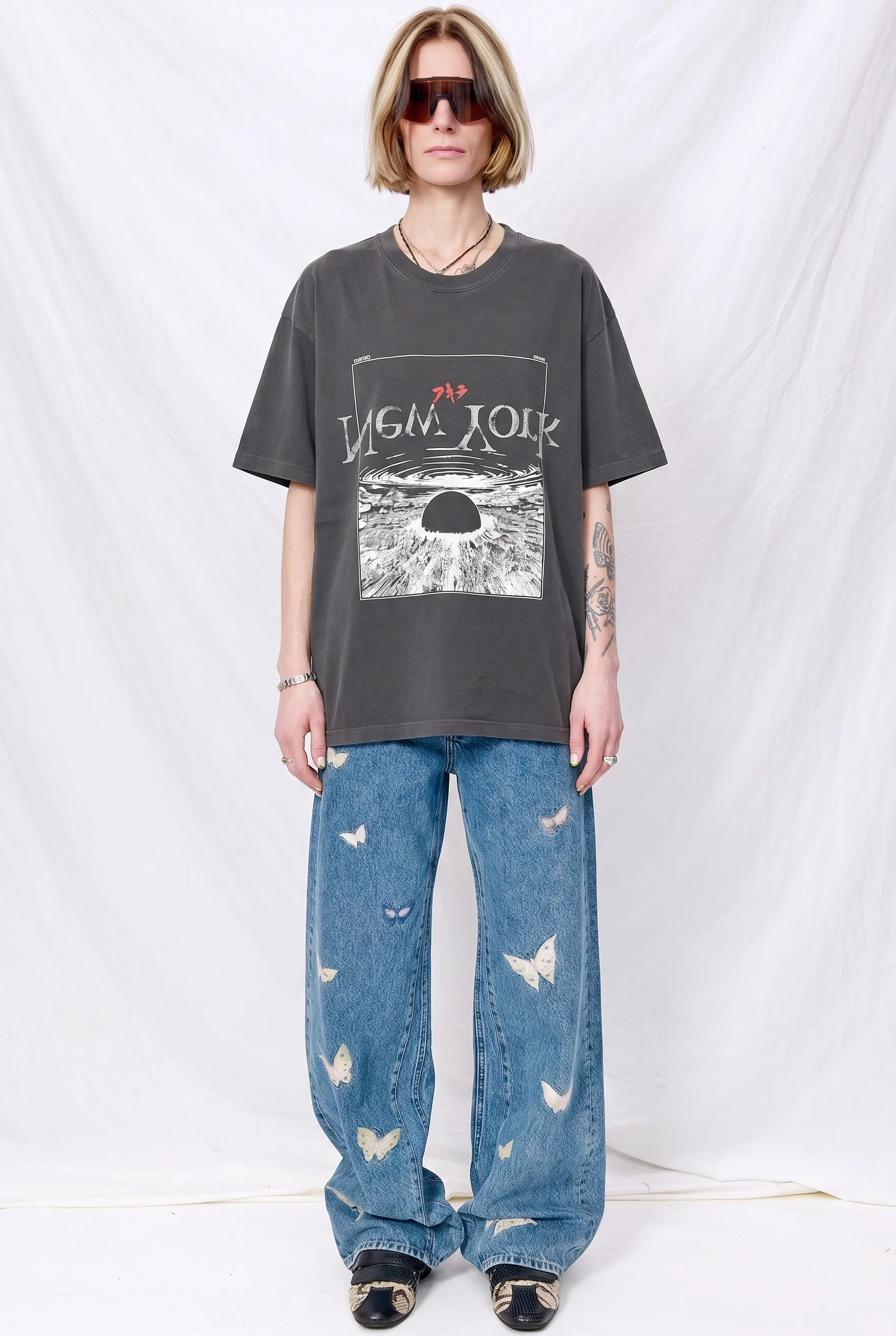 Mixed New York Logo 8 T-Shirt - Image 3