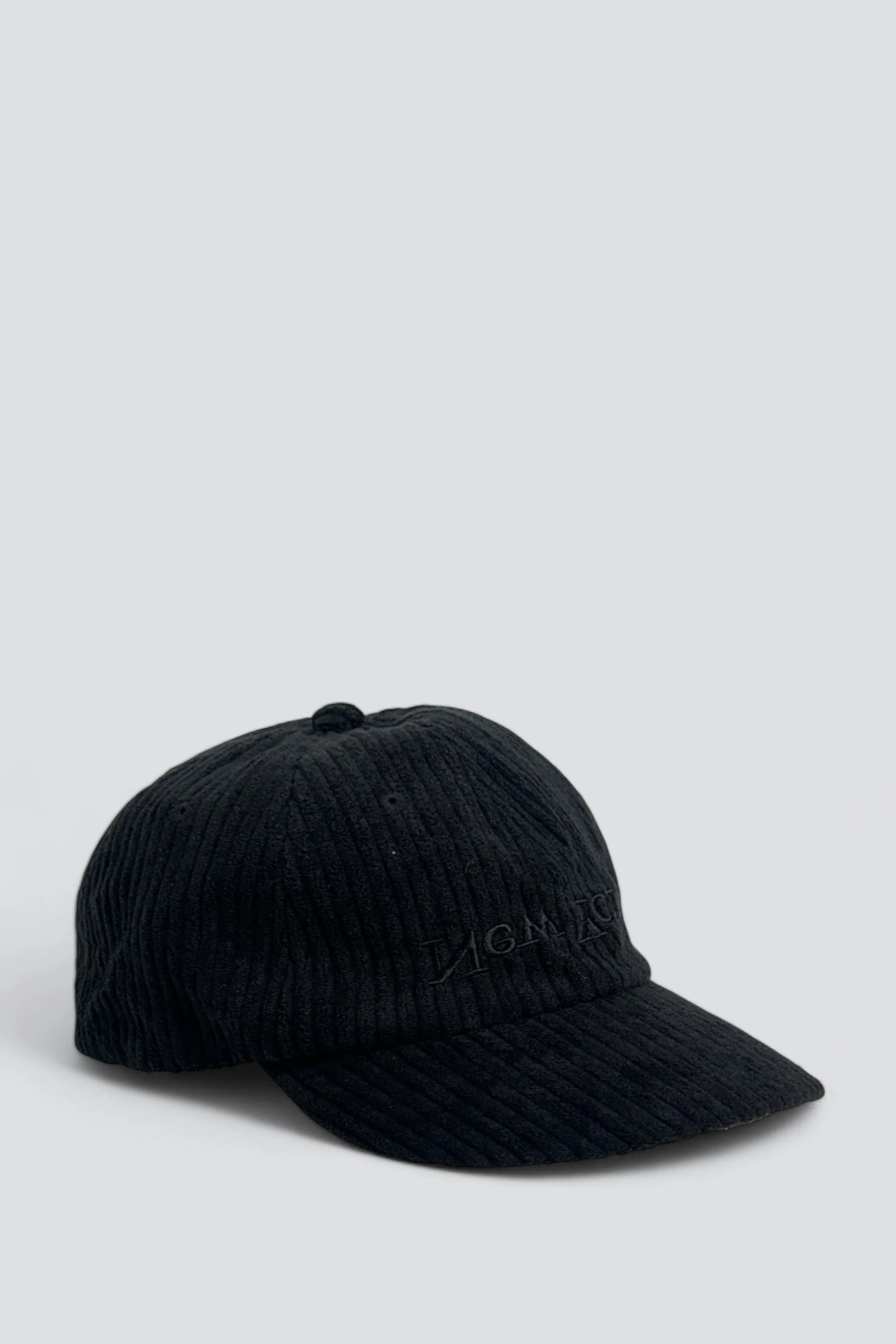 New York Embroidered Hat - Black Corduroy - Image 2