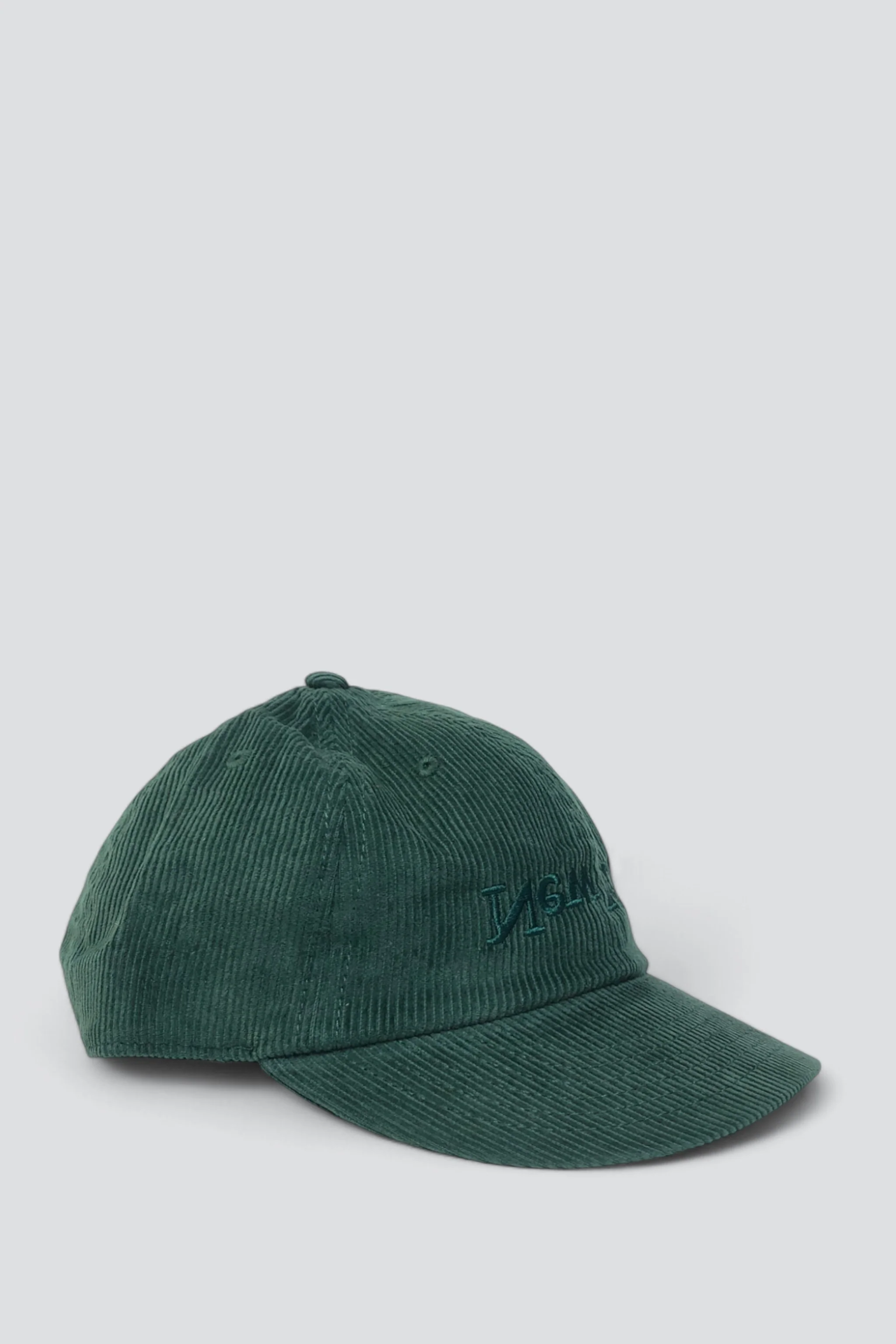 New York Embroidered Hat - Green Corduroy - Image 2
