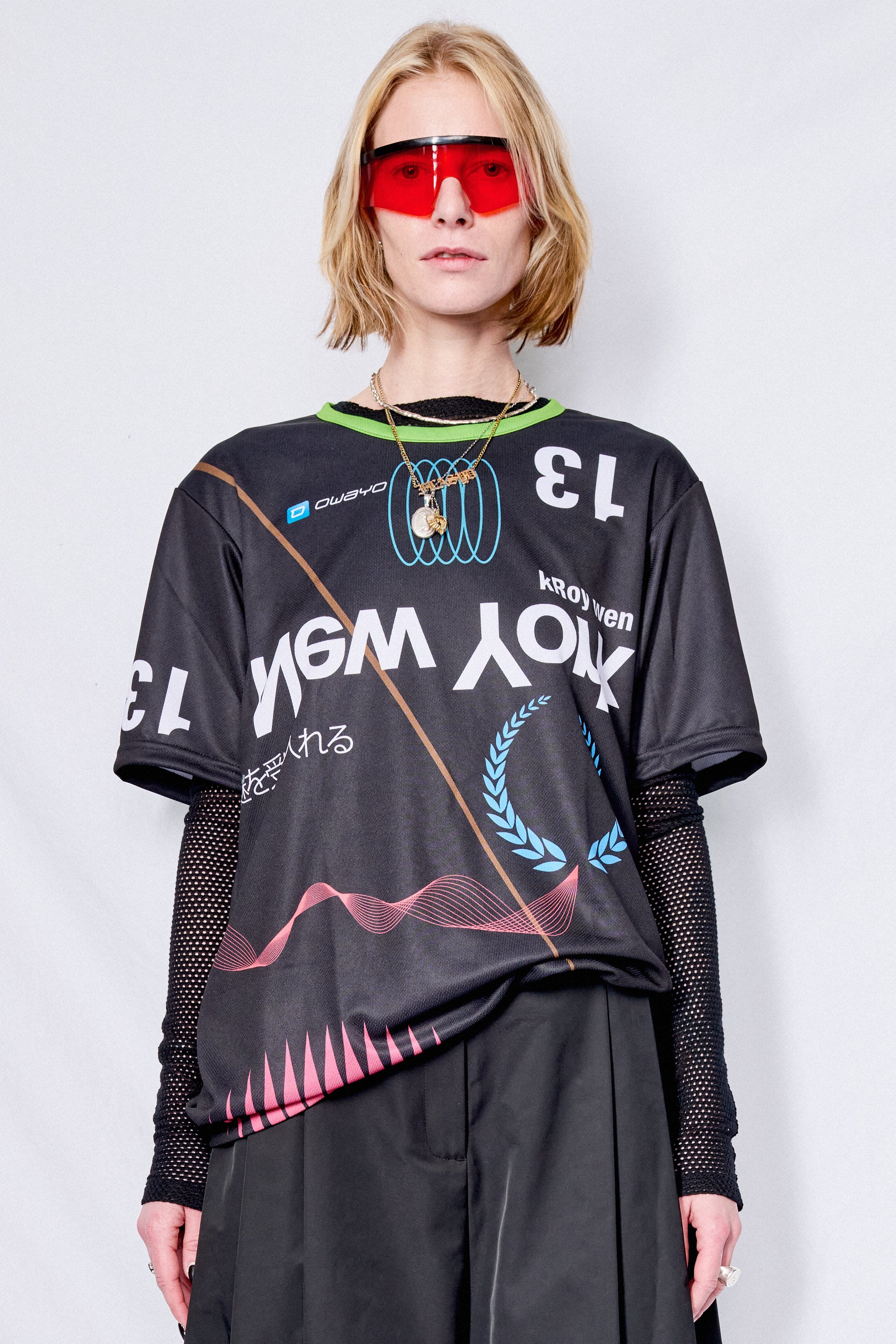New York Logo Sonic Short Sleeve Jersey - Image 4