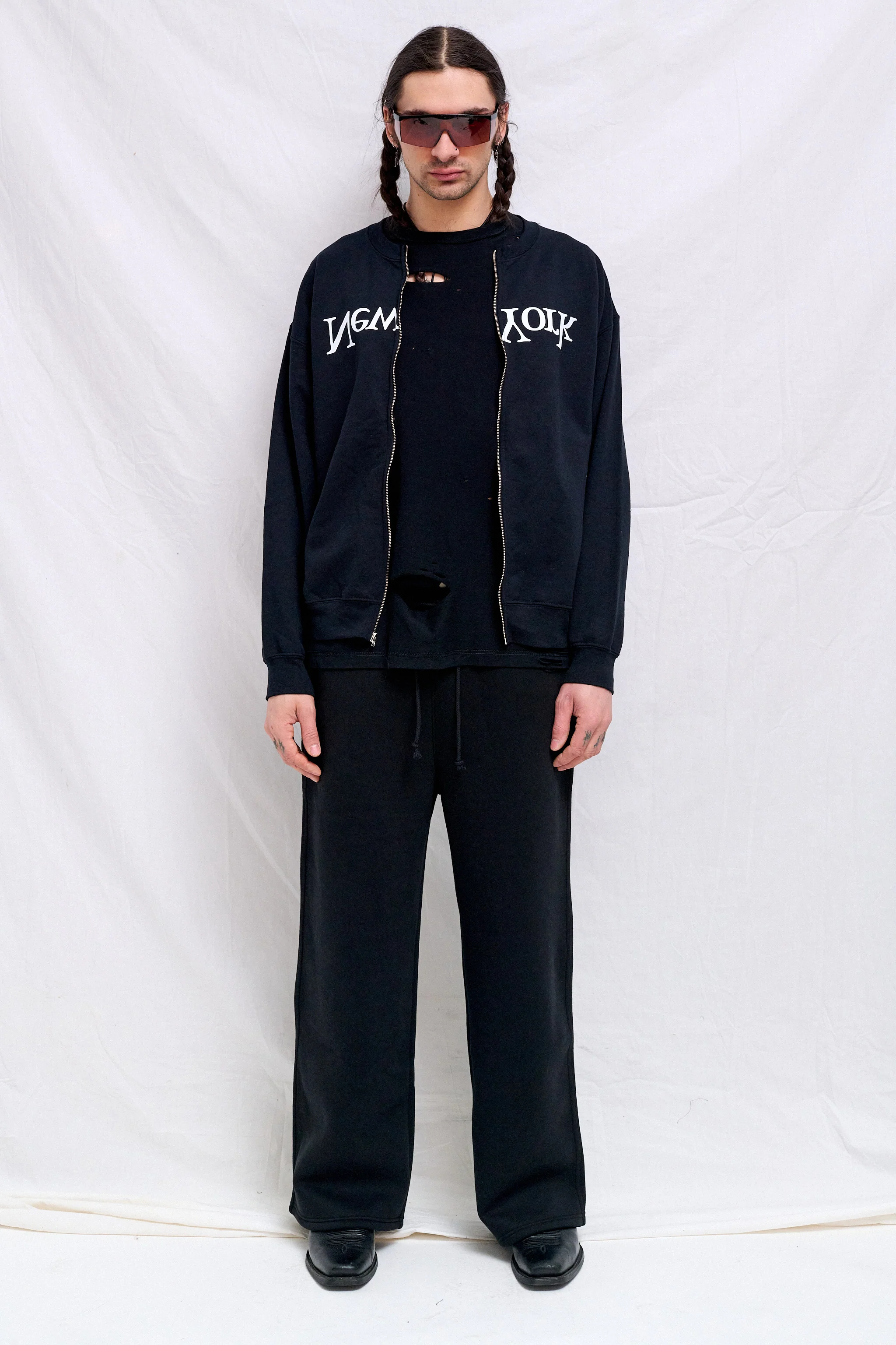 New York Logo Zip Sweatshirt