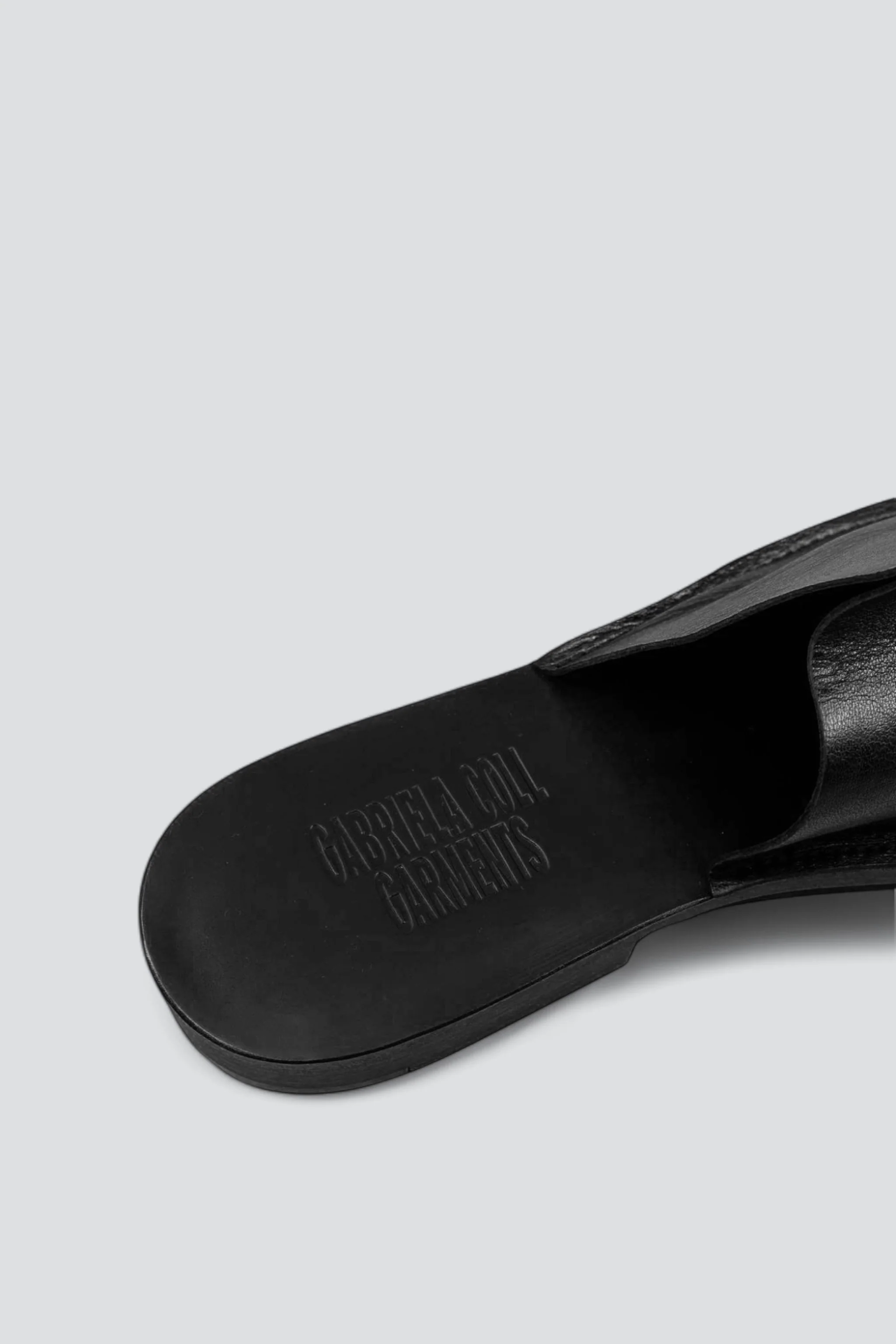 No.7 Black Open Toe Babouche - Image 4