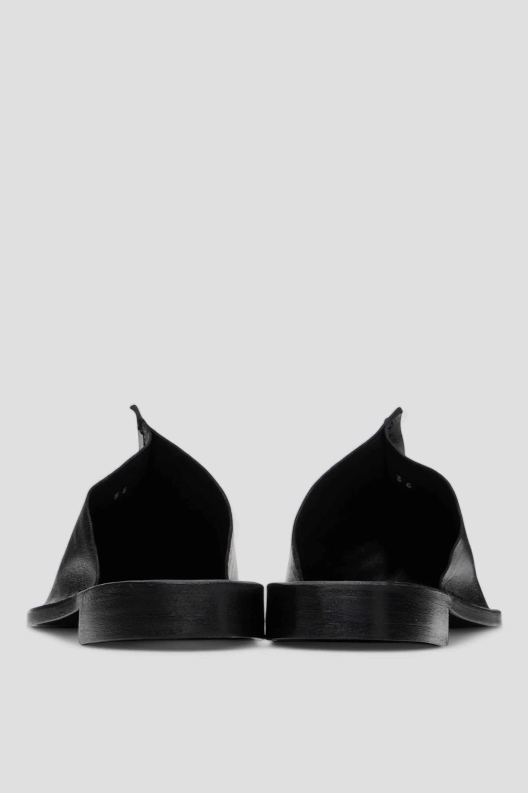 No.7 Black Open Toe Babouche - Image 5