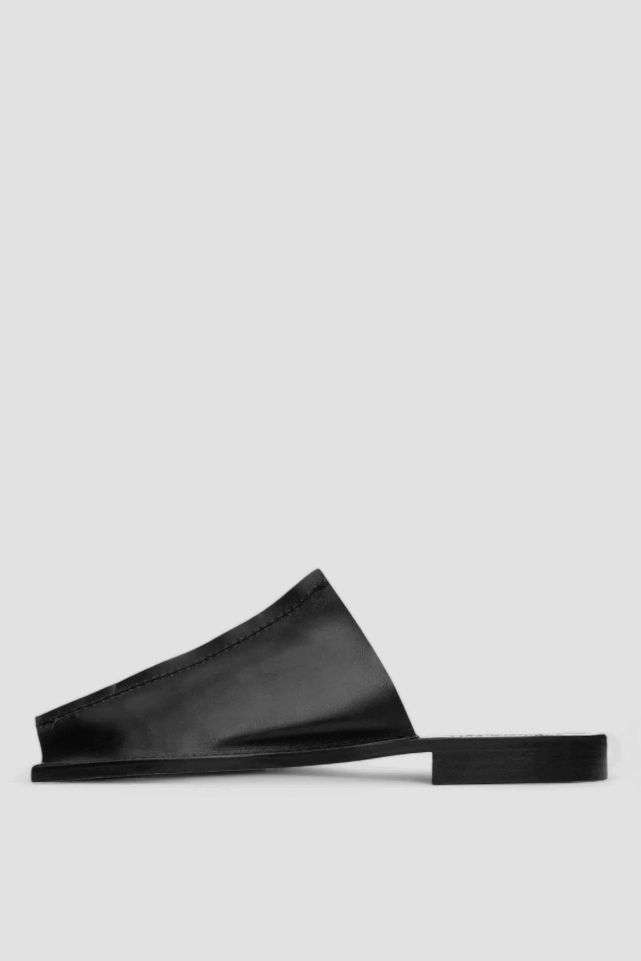 No.7 Black Open Toe Babouche - Image 8