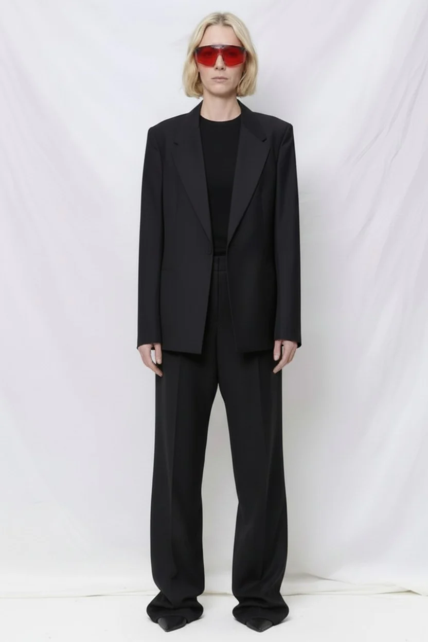 No.206 Black Loro Piana Fine Wool Jacket