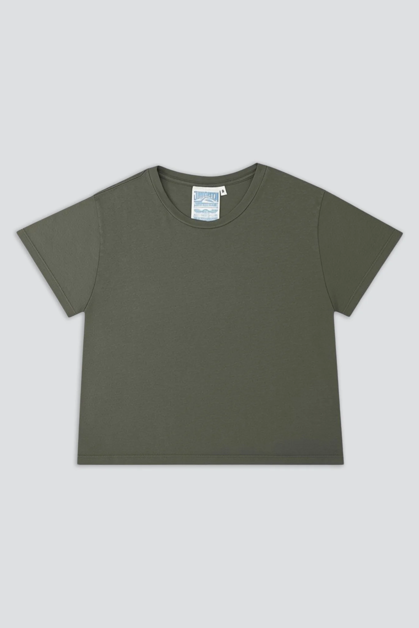 Olive Green Cropped Ojai Tee