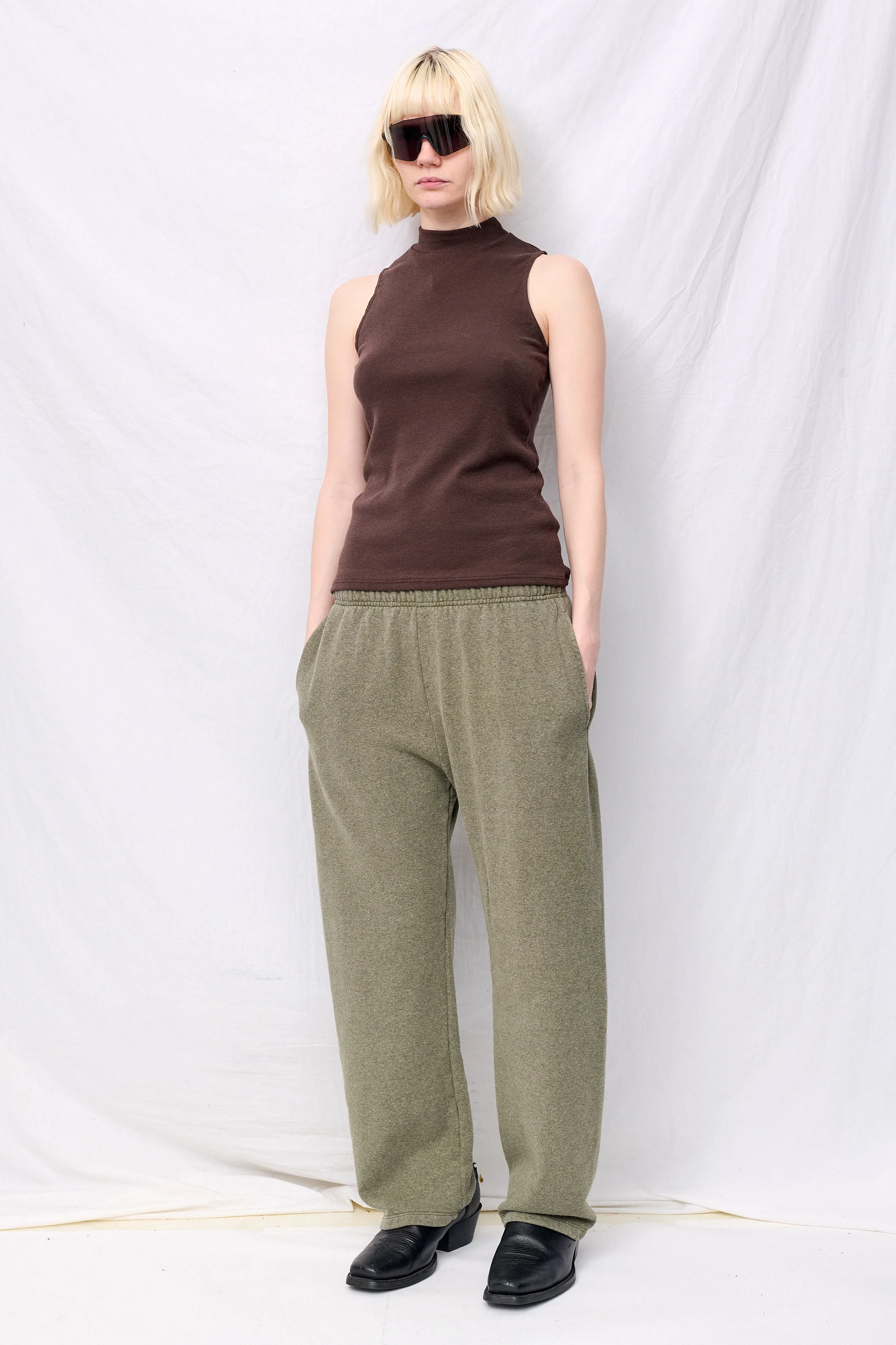 Olive Green Shea Sweatpant - Image 6