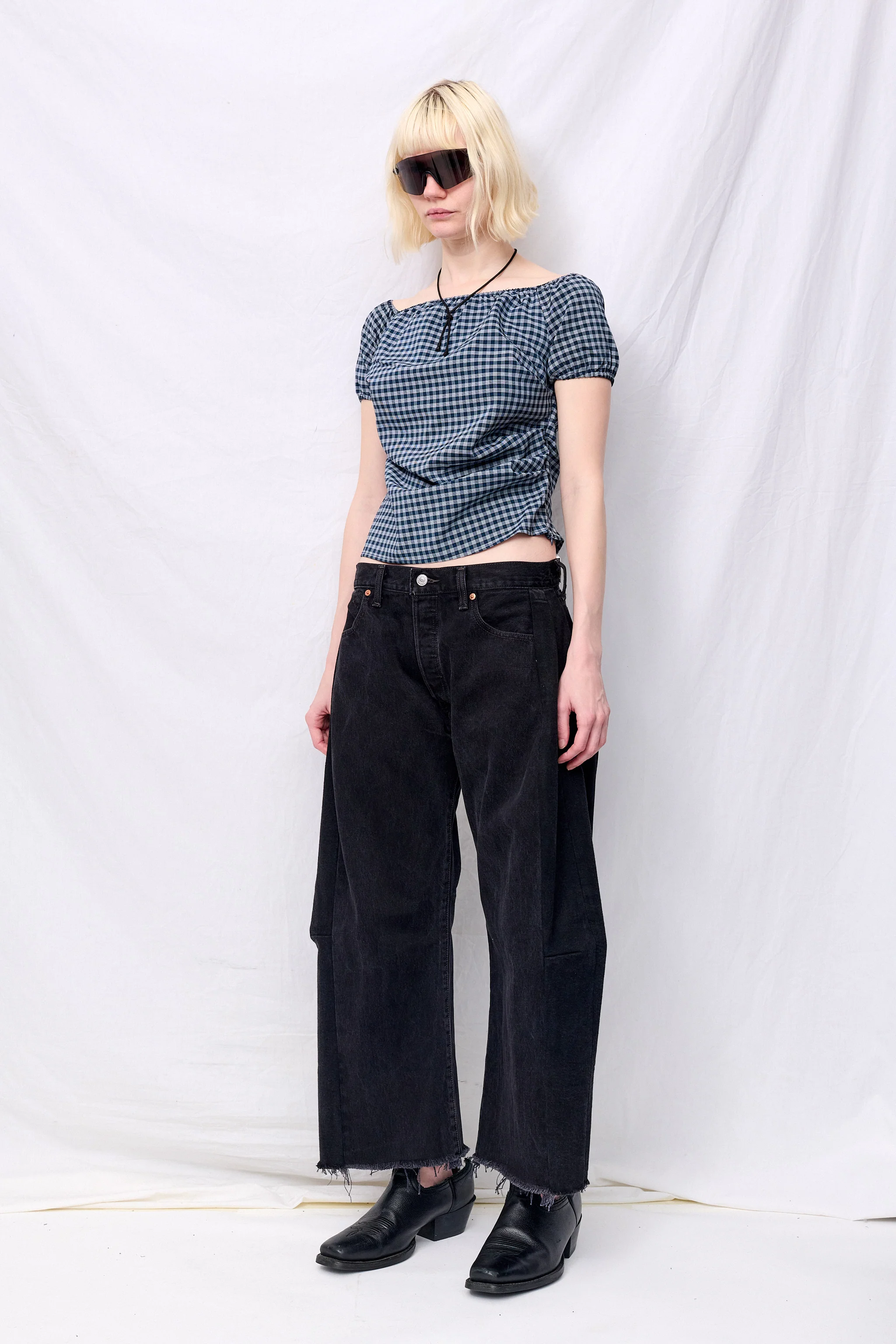 Plaid Super Laver Baby Top - Image 2