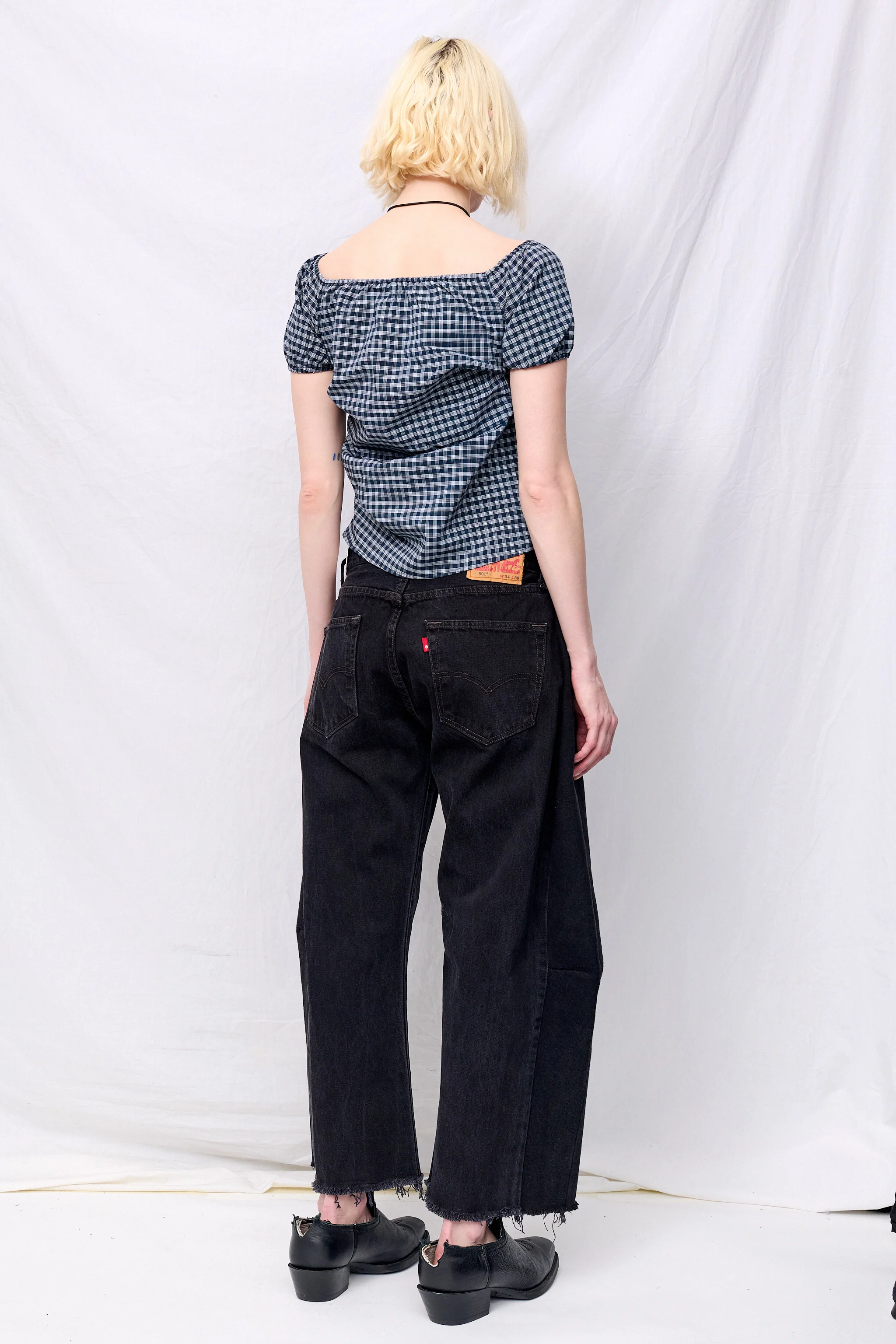 Plaid Super Laver Baby Top - Image 3