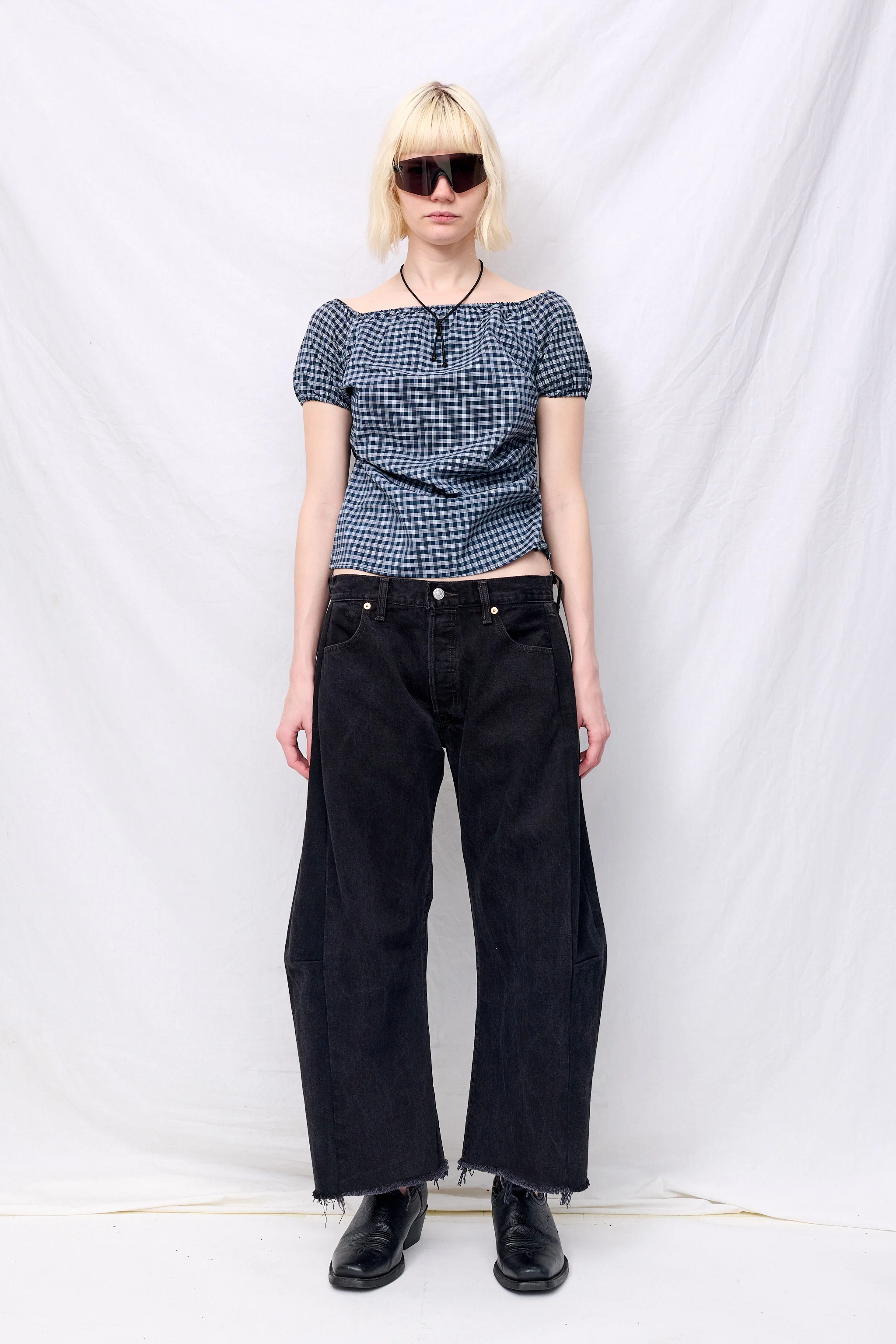Plaid Super Laver Baby Top - Image 4