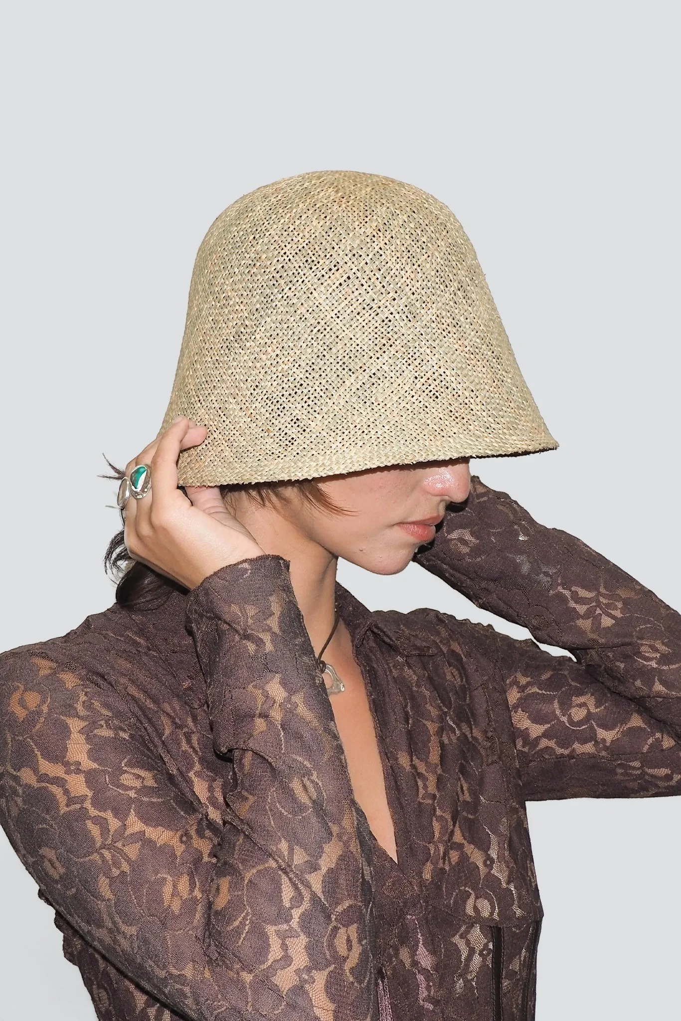 Seagrass Crown Hat - Image 7