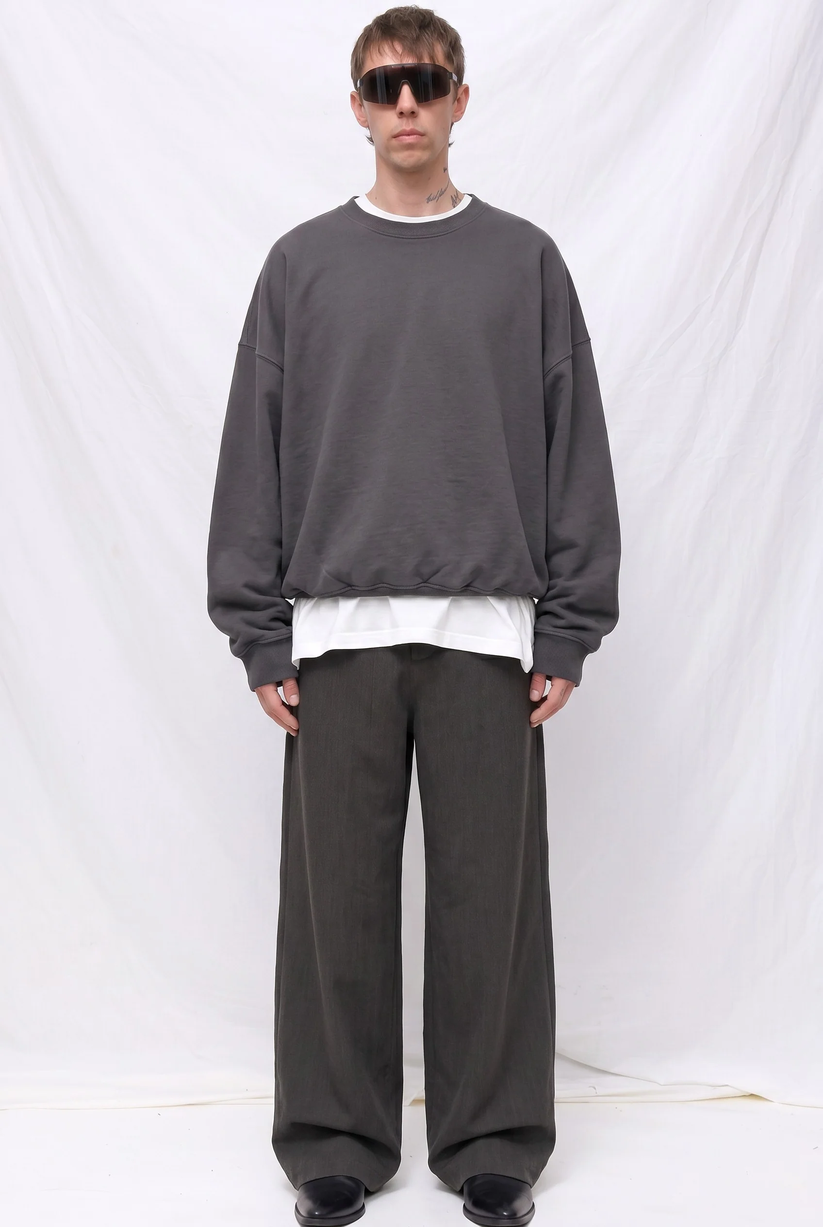 Shadow Cropped Crewneck