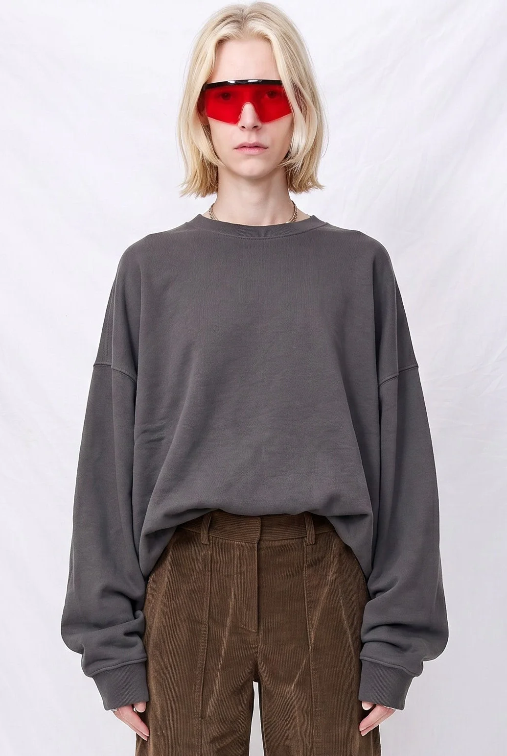 Shadow Cropped Crewneck - Image 3