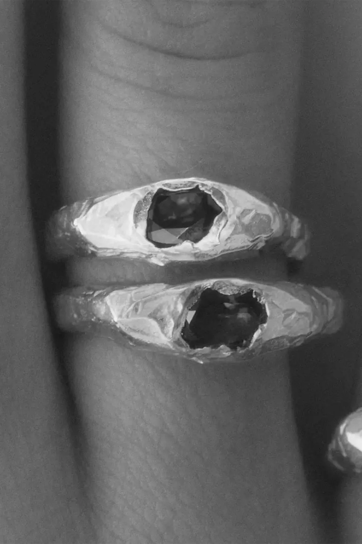 Silver/Brown Polo Ring - Image 2