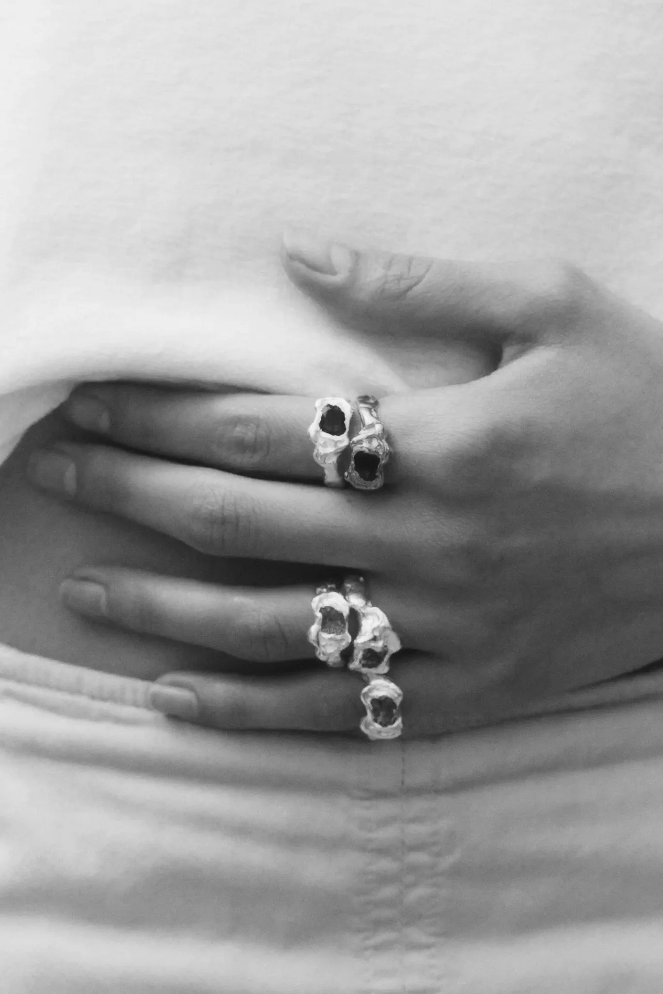 Silver/Green Ola Ring - Image 2
