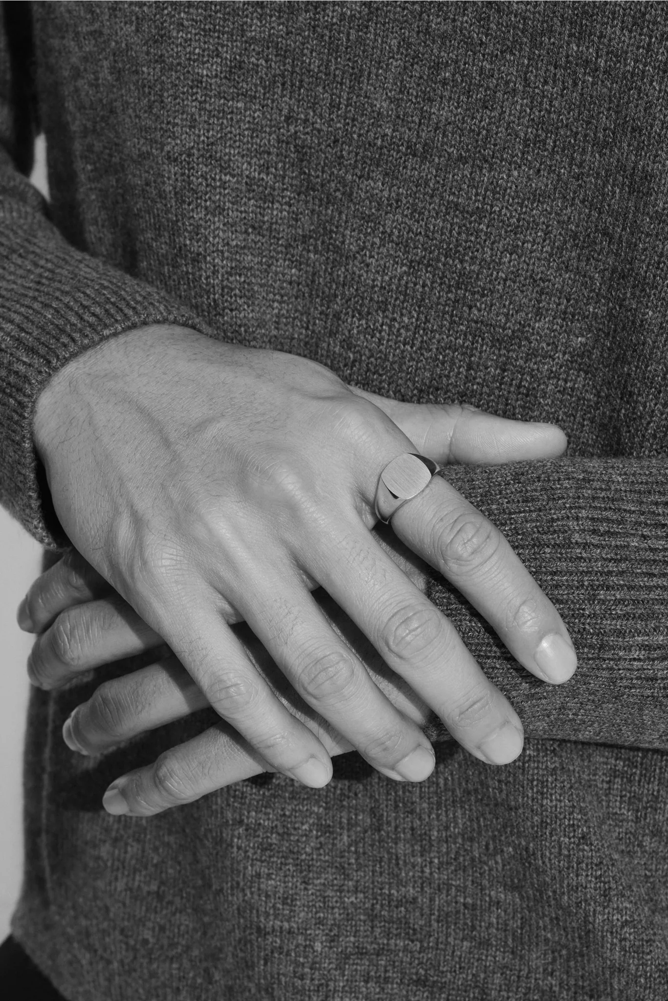 Silver Kay Ring Satin - Image 3