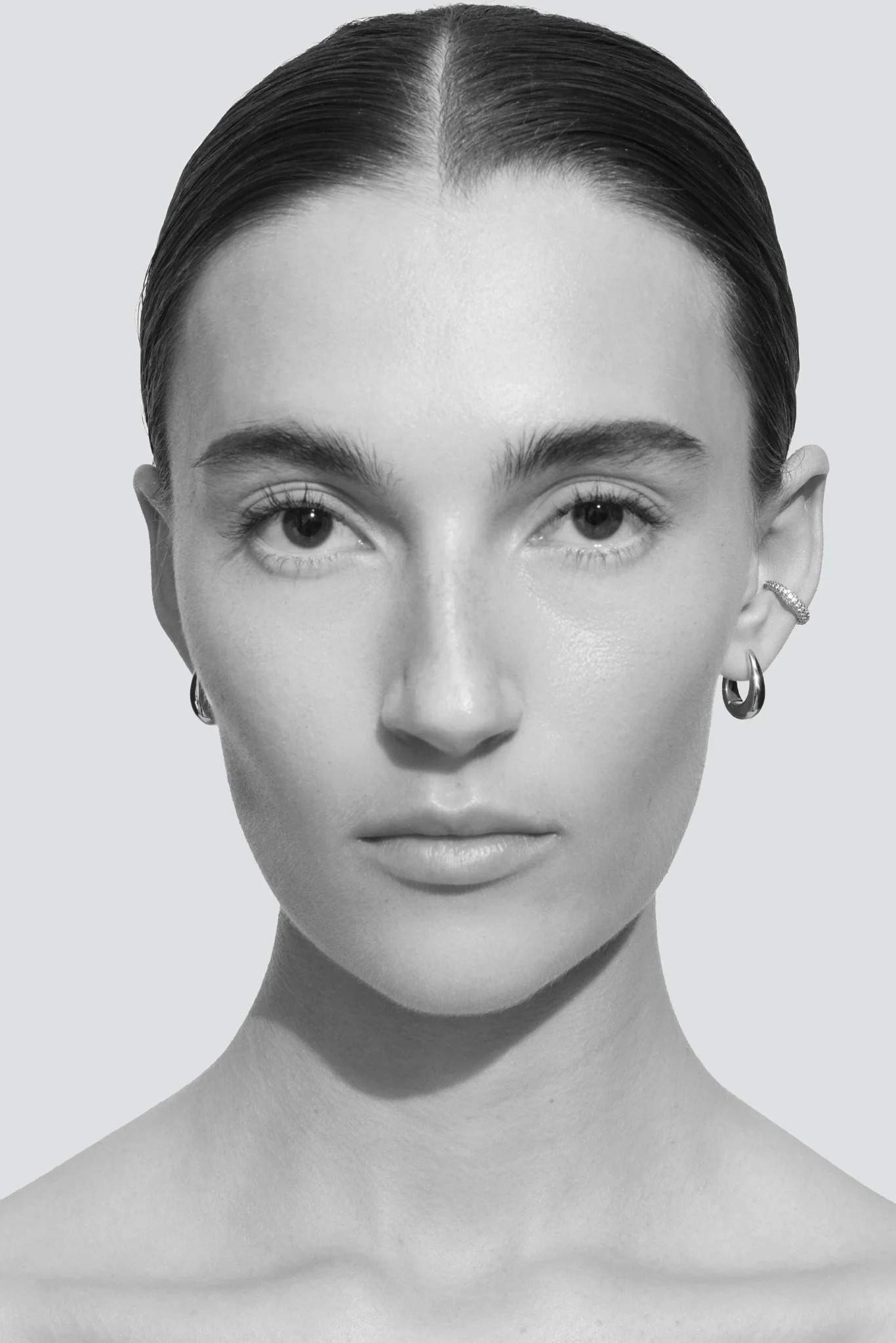 Silver Liz Hoops - Image 3