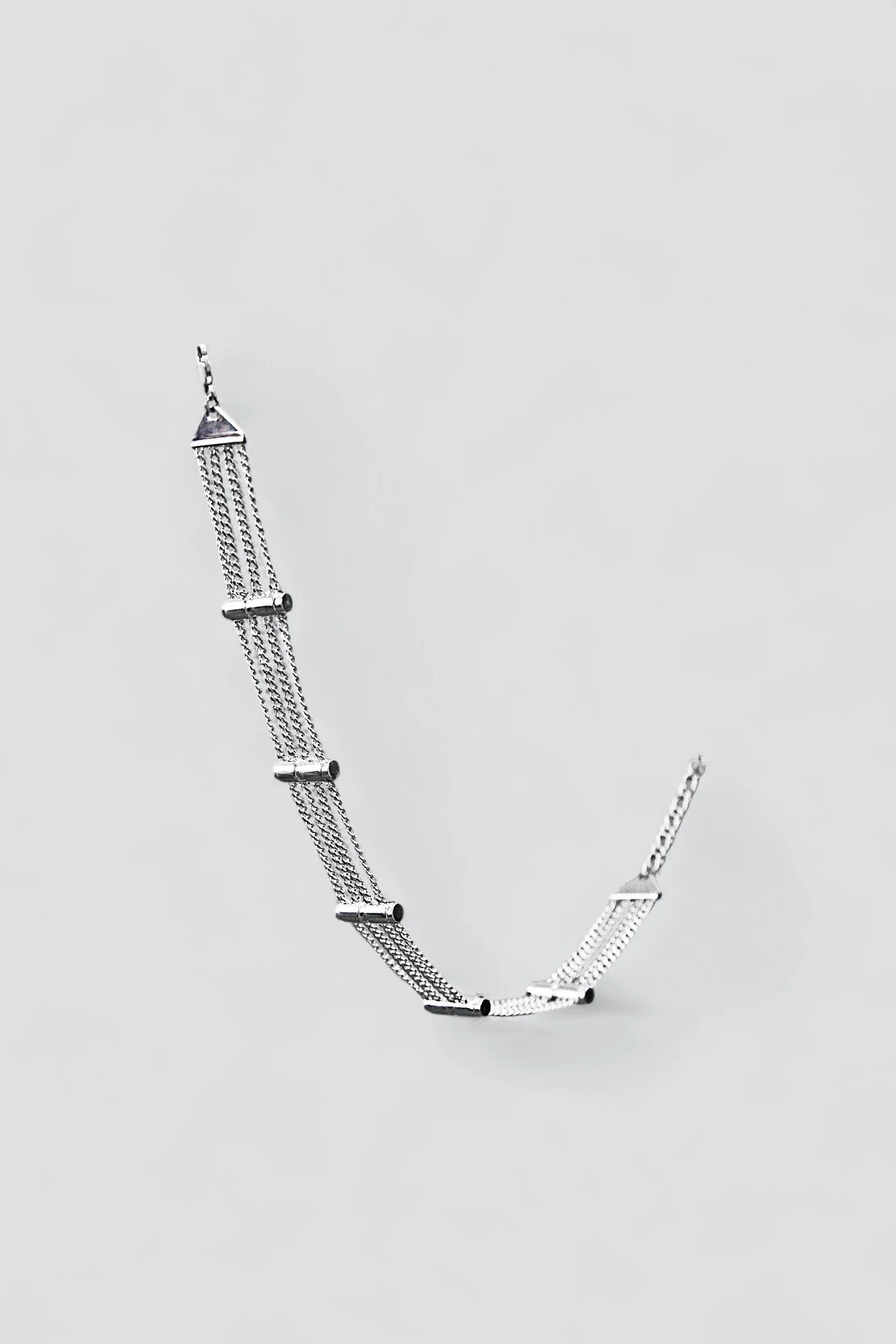 Silver NE-Pin Choker Necklace - Image 4