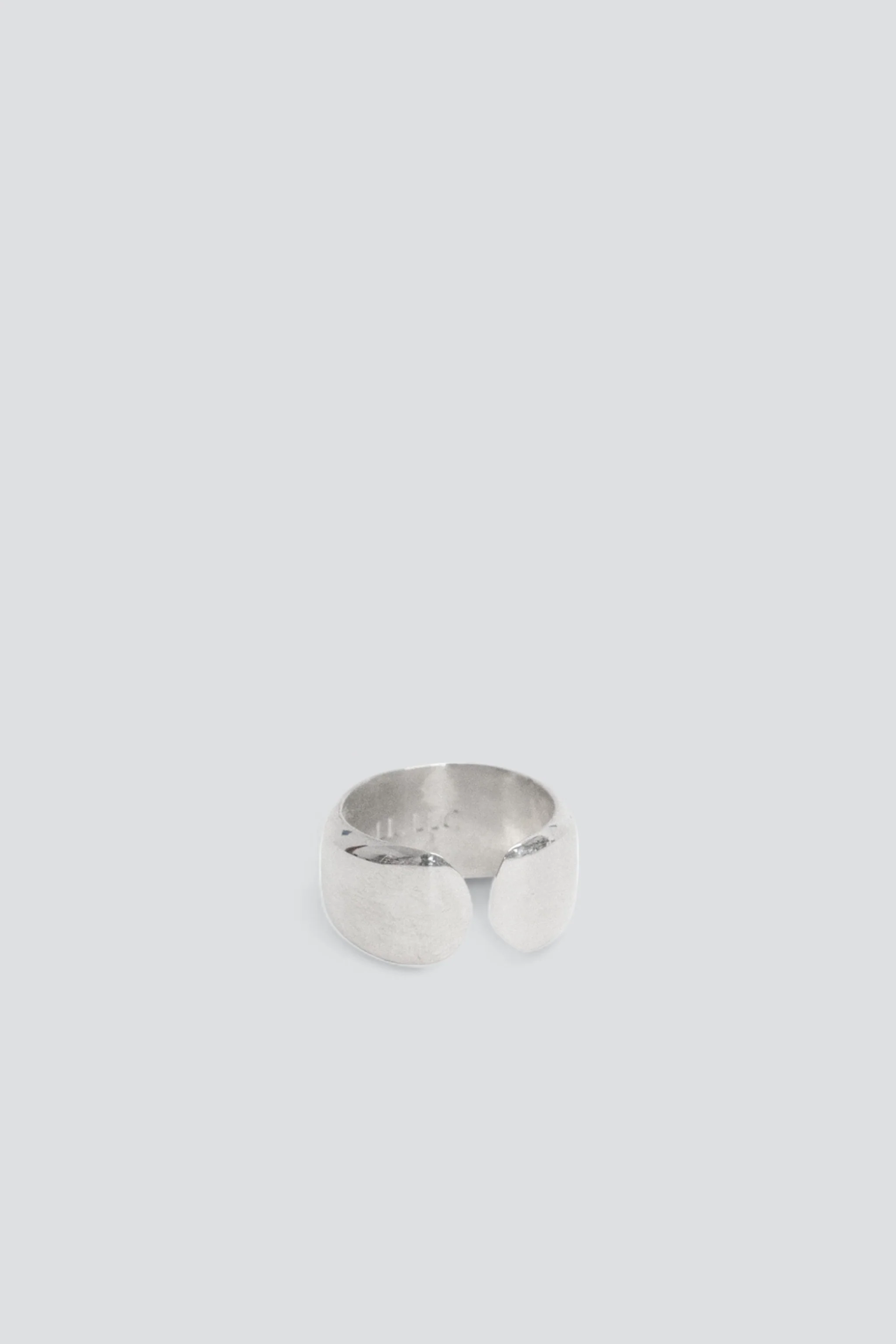 Silver Oversize Sans Ring