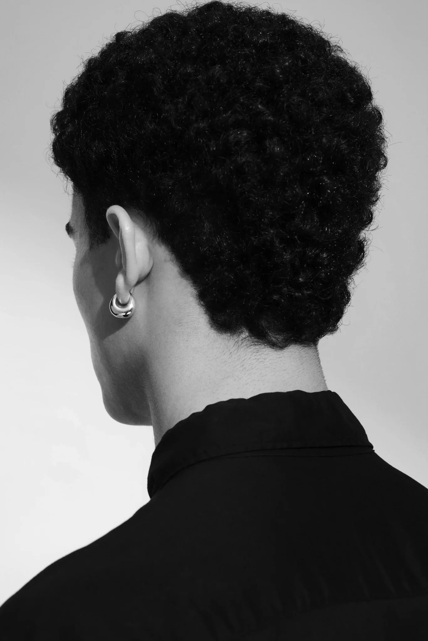 Silver Small Boa Hoops - Image 2