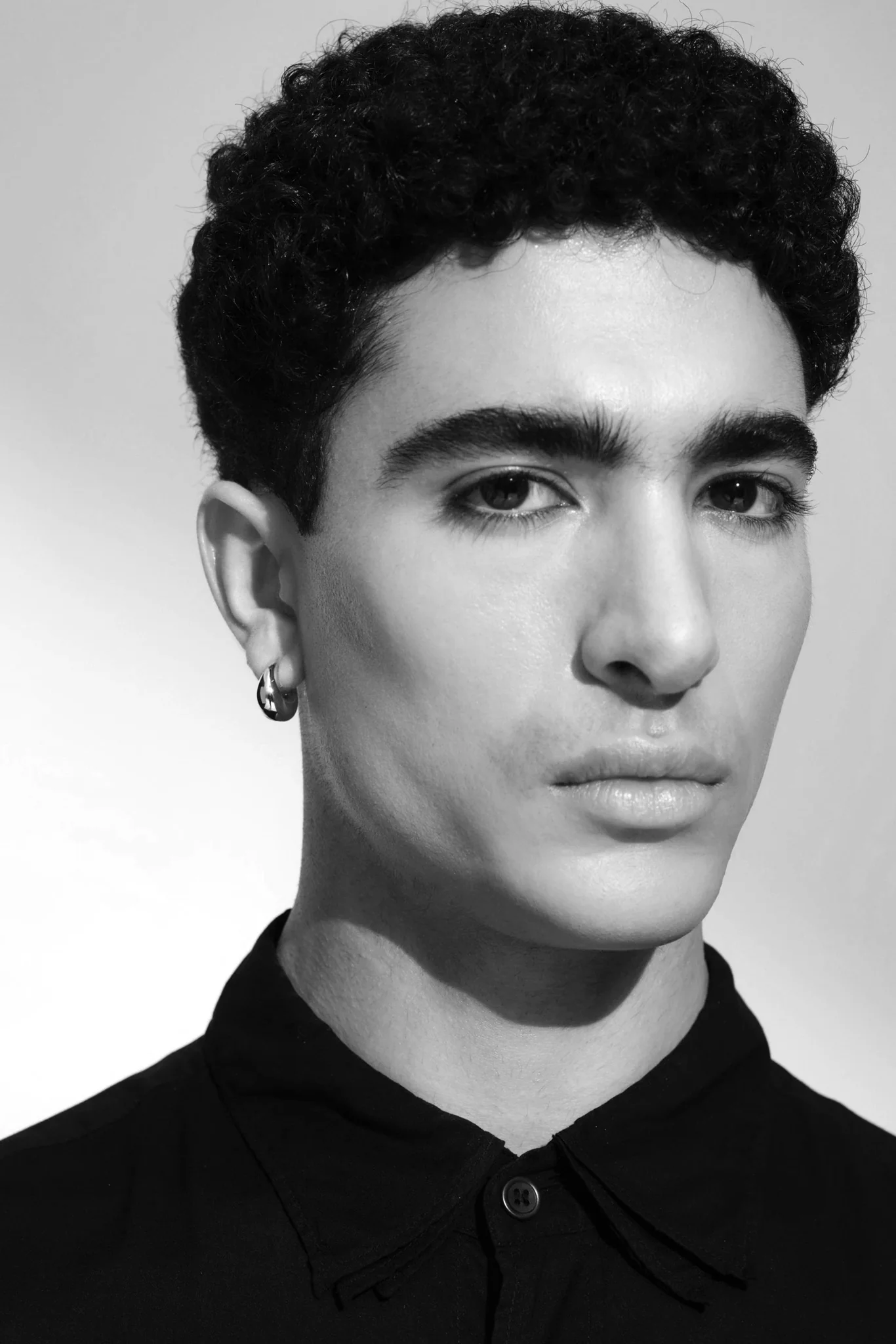 Silver Small Boa Hoops - Image 4