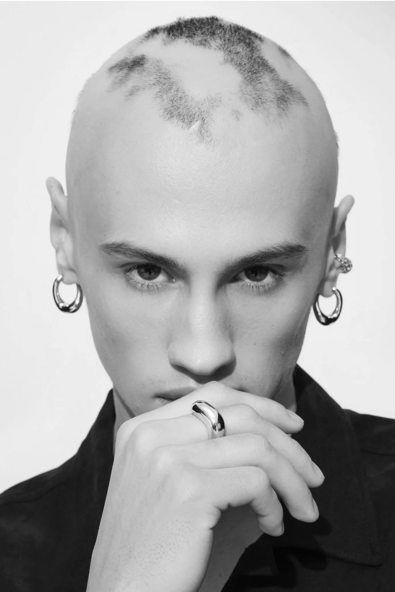 Silver Twist Hoops - Image 4