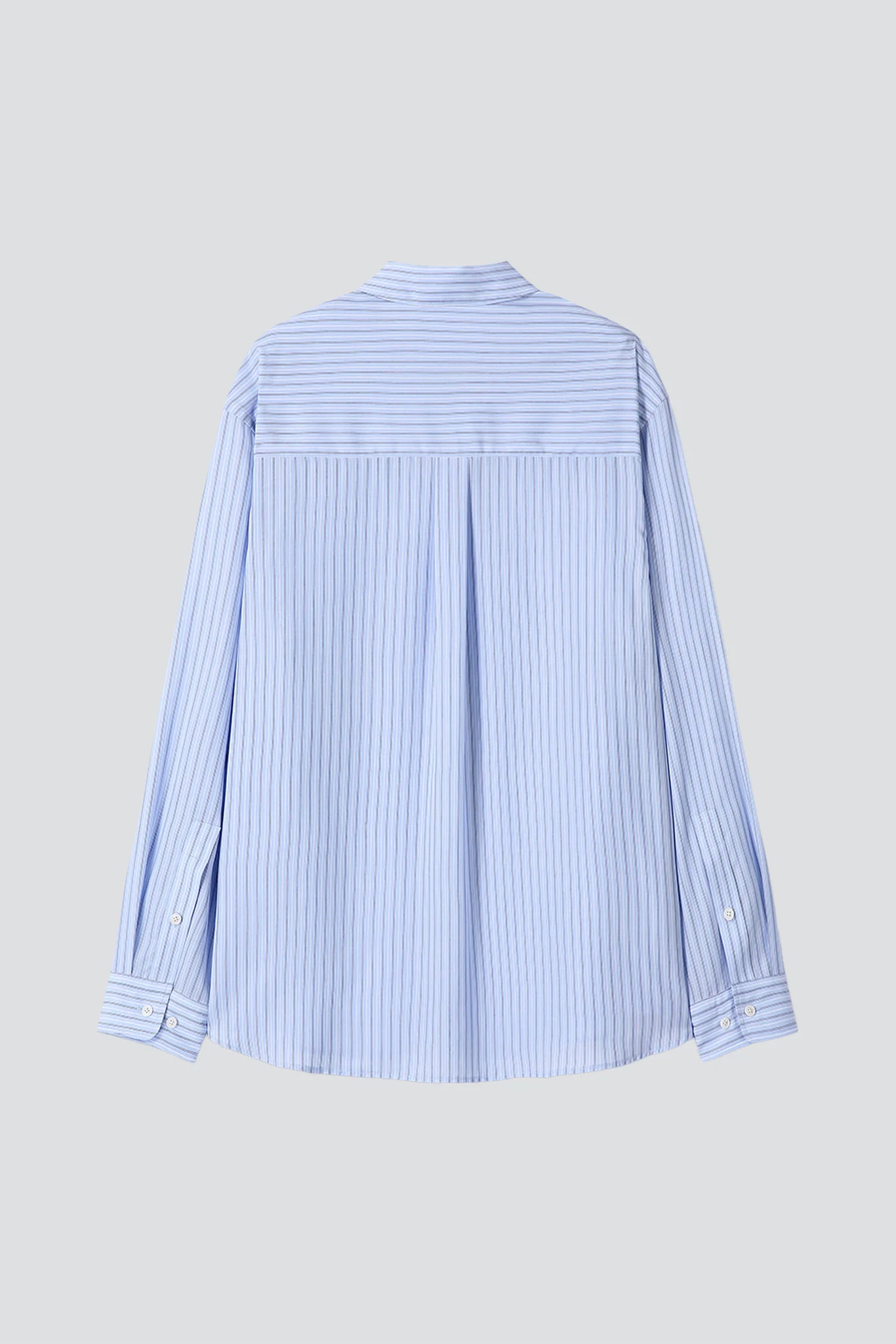 Skyblue Striped Lyocell Shirt - Image 5