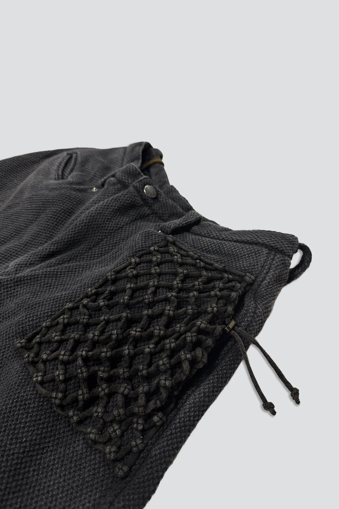 Smoke Gridmarch Macrame Short - Image 3