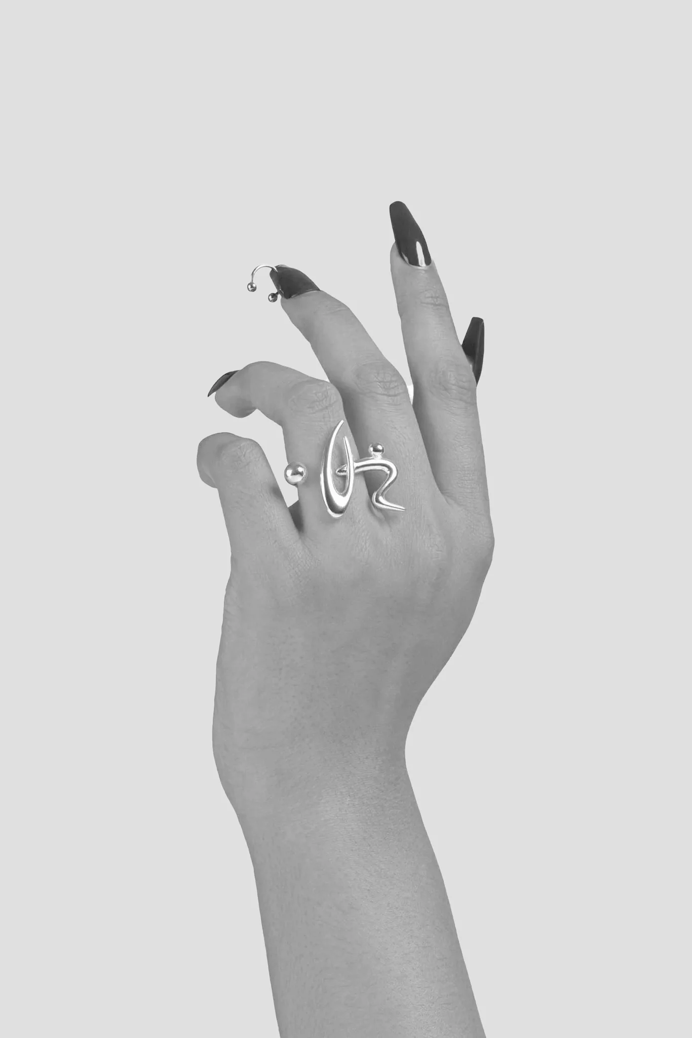 Sterling Cyber Ring - Image 2