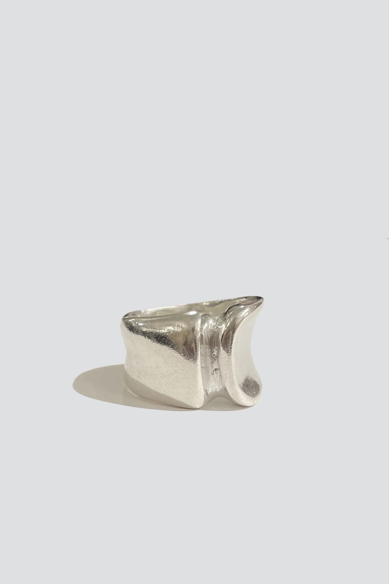 Sterling Silver Block 1 Ring - Image 3