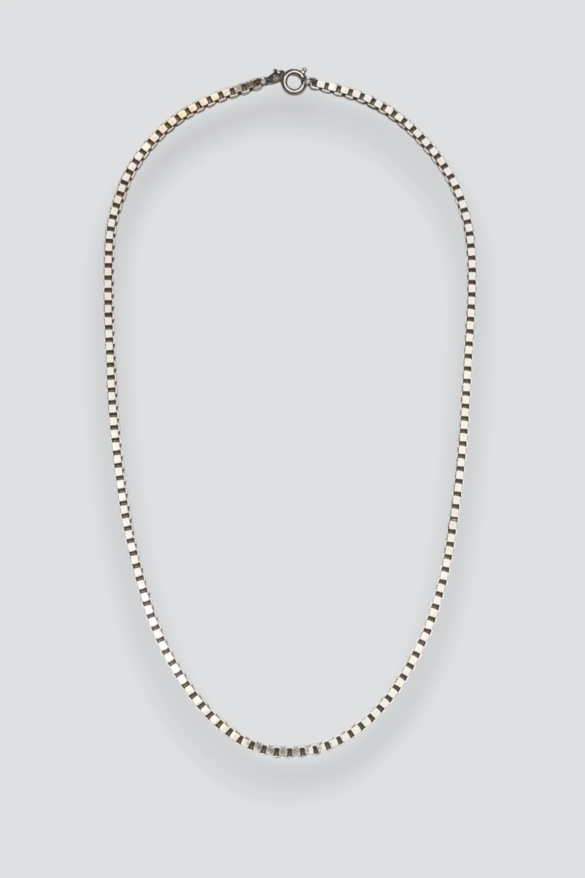 Sterling Silver Box Chain Necklace