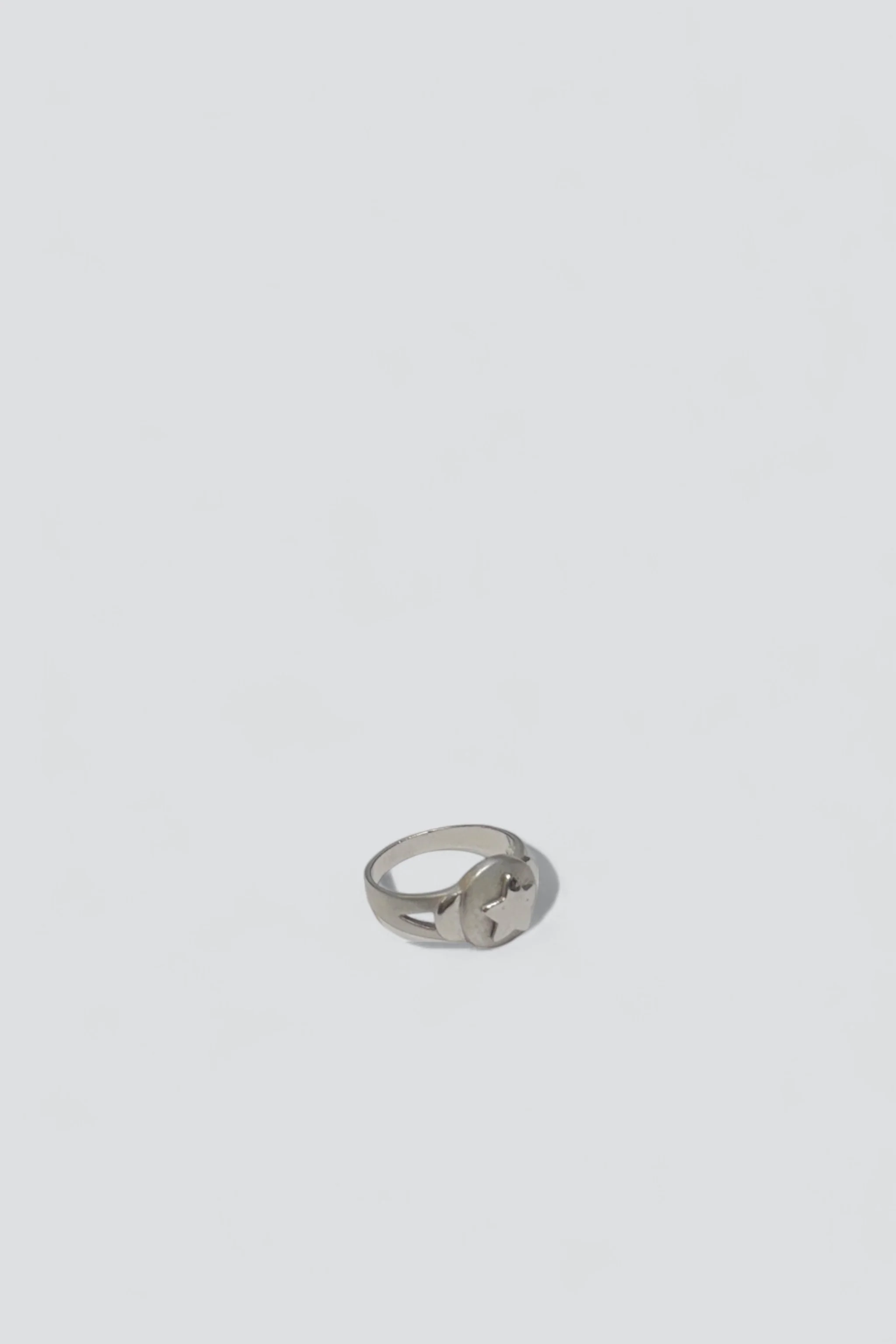 Sterling Silver Brushed Star Ring - Image 2