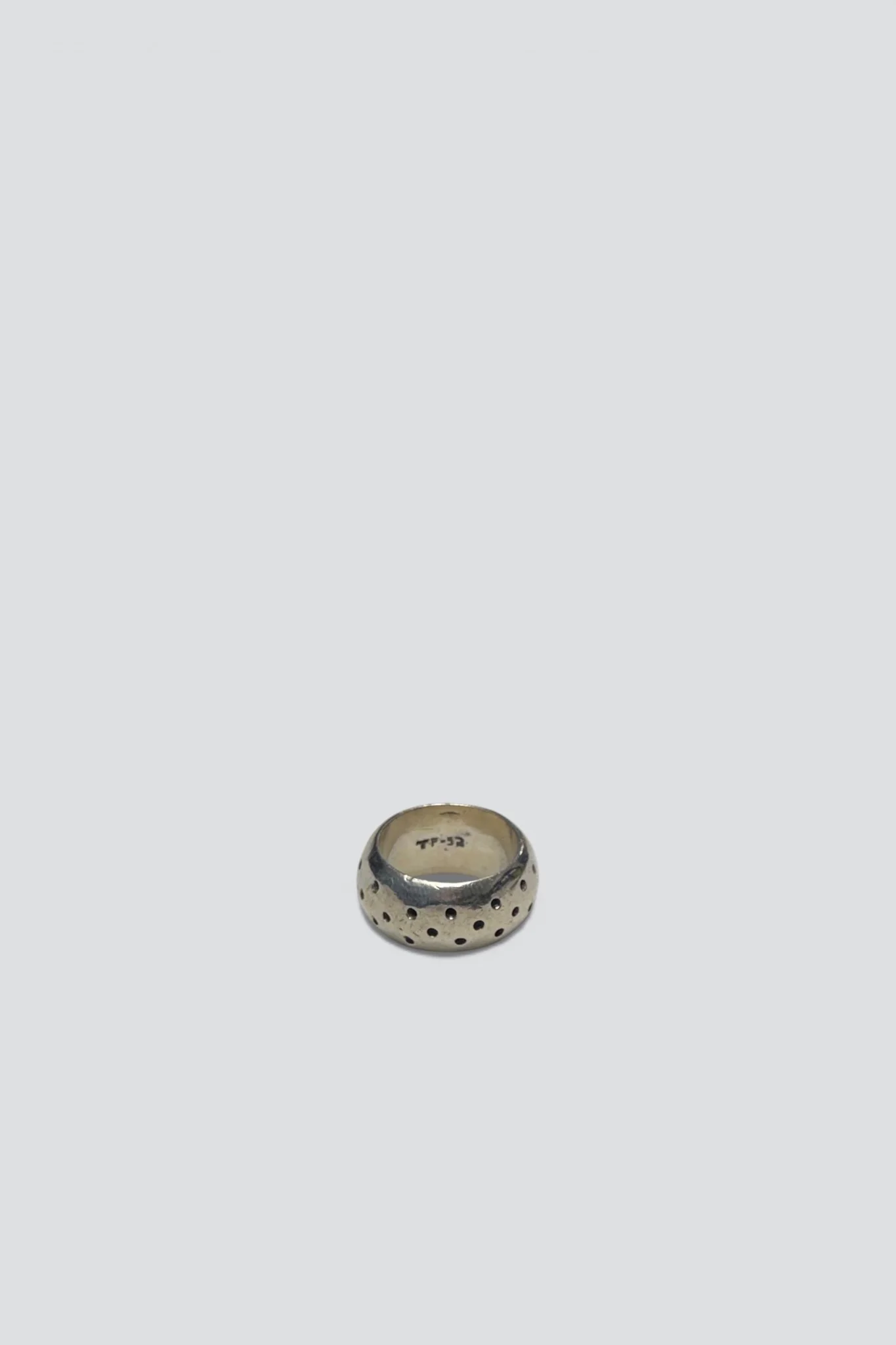 Sterling Silver Dotted Band Ring - Image 2