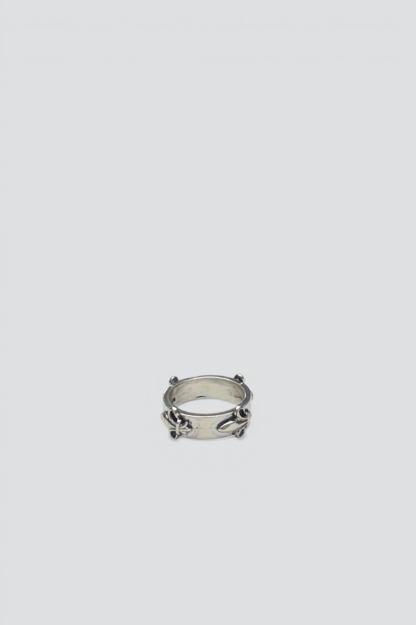 Sterling Silver Fleur Band Ring - Image 2