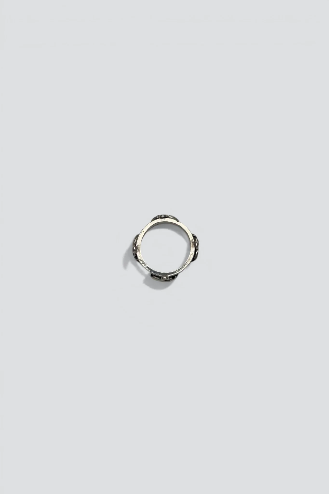 Sterling Silver Fleur Band Ring - Image 3
