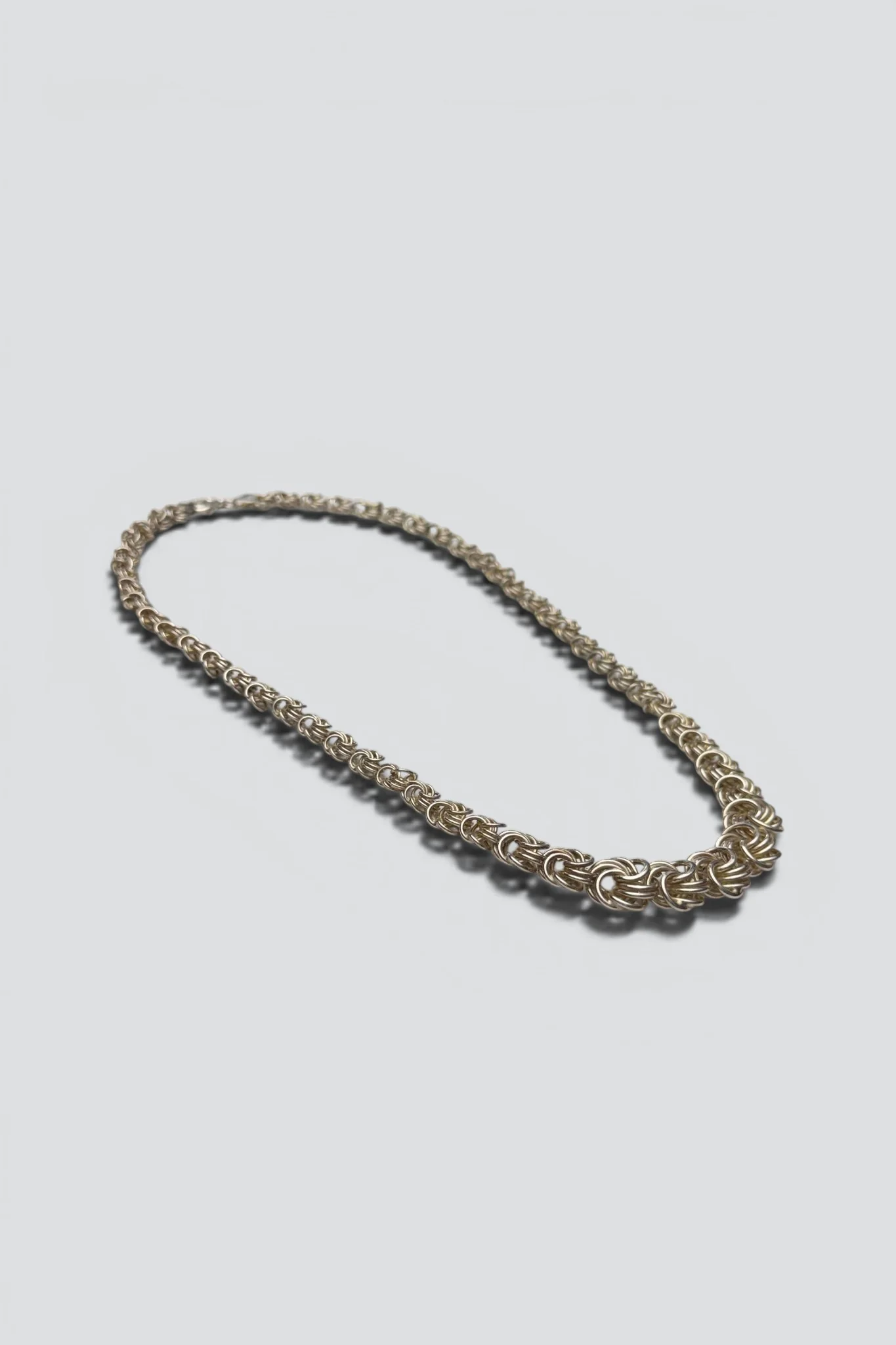 Sterling Silver Graduated Byz Necklace - Image 2