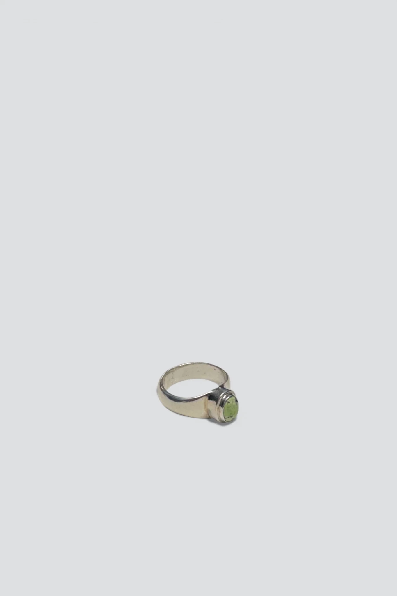 Sterling Silver Green Turquoise Ring - Image 2