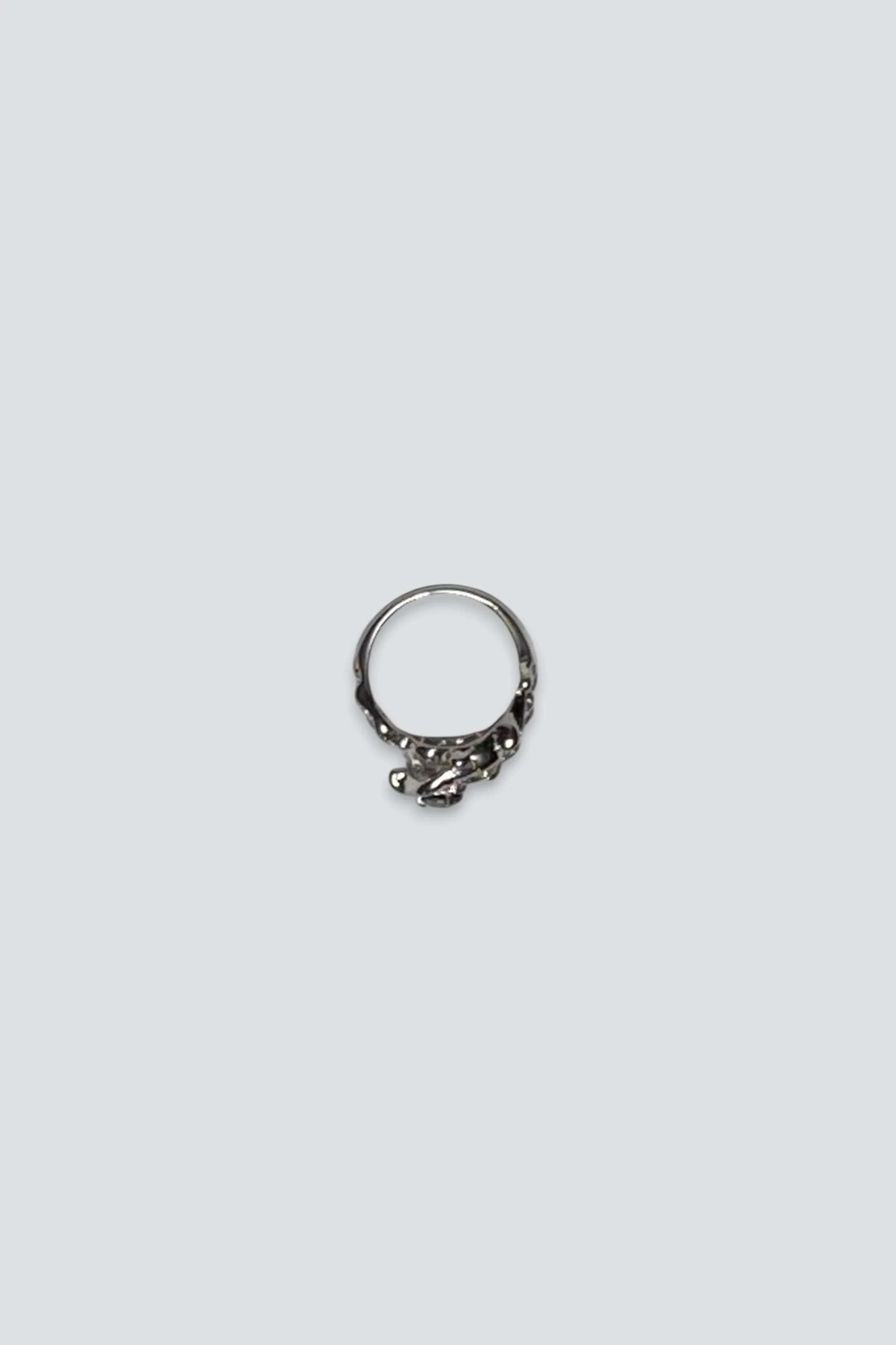 Sterling Silver Hematite Web Ring - Image 3
