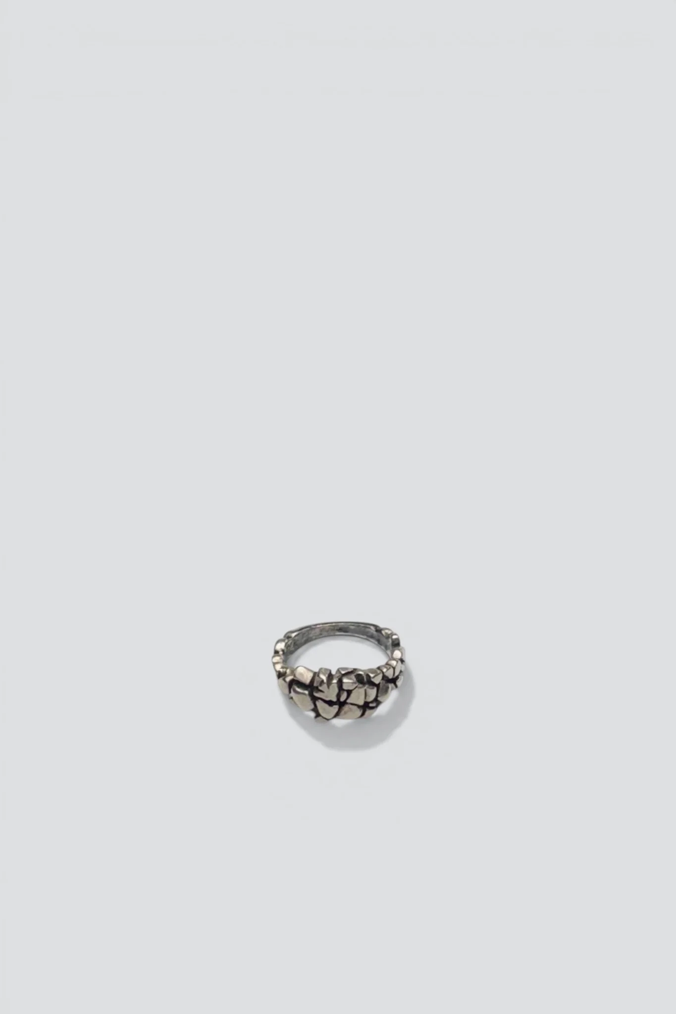 Sterling Silver Nug Ring