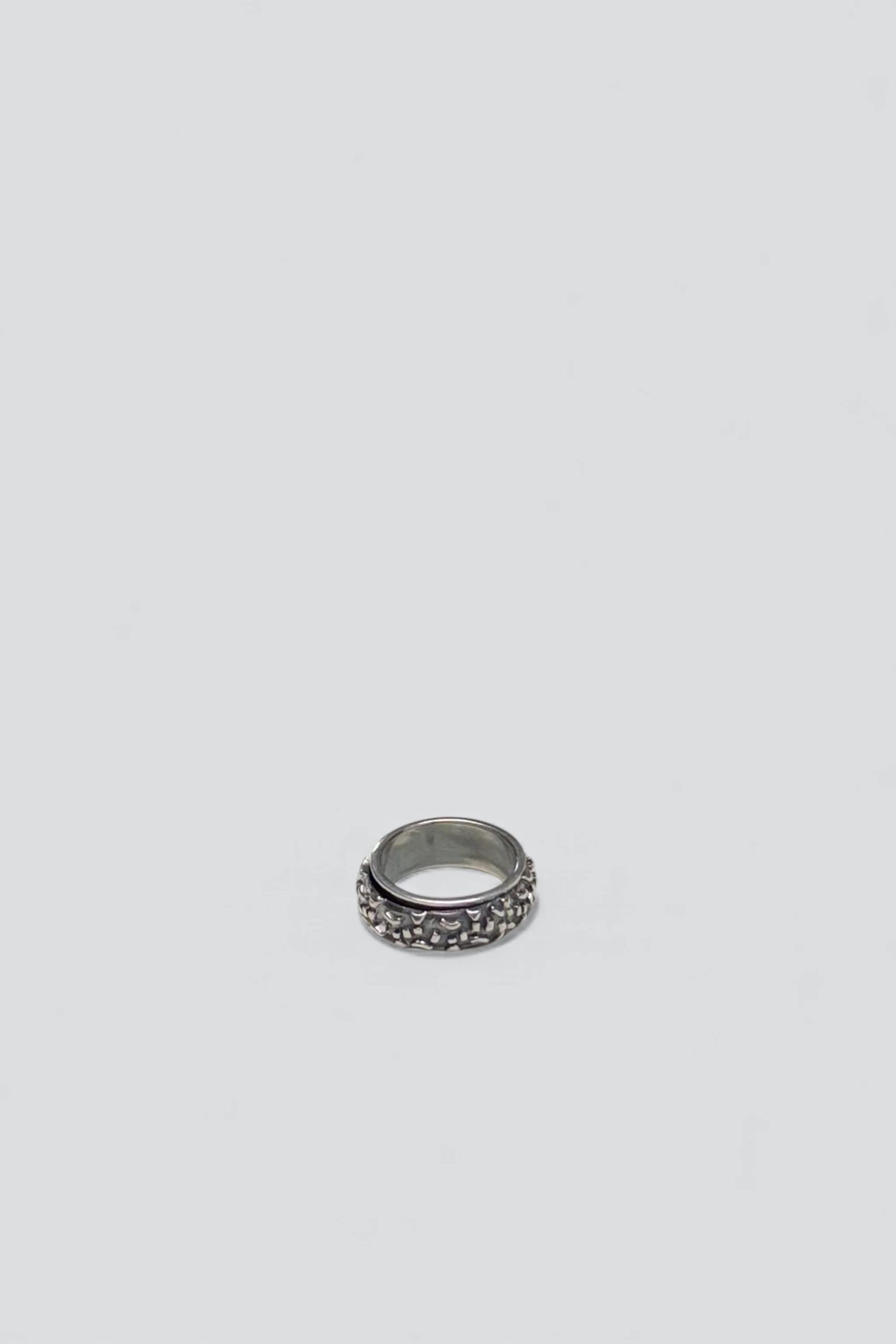 Sterling Silver Nugget Band Ring - Image 2