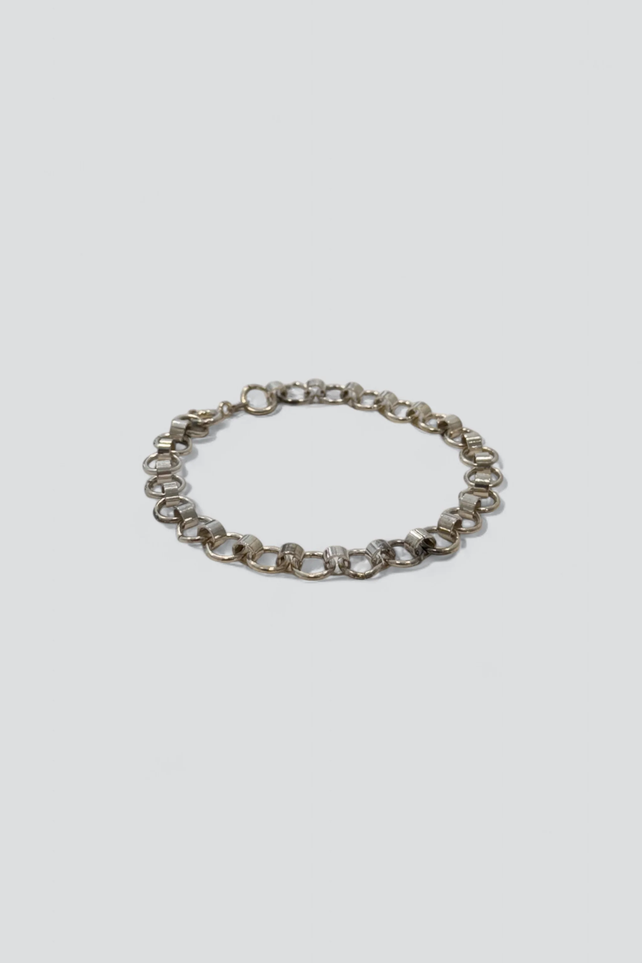 Sterling Silver Round Link Bracelet - Image 3